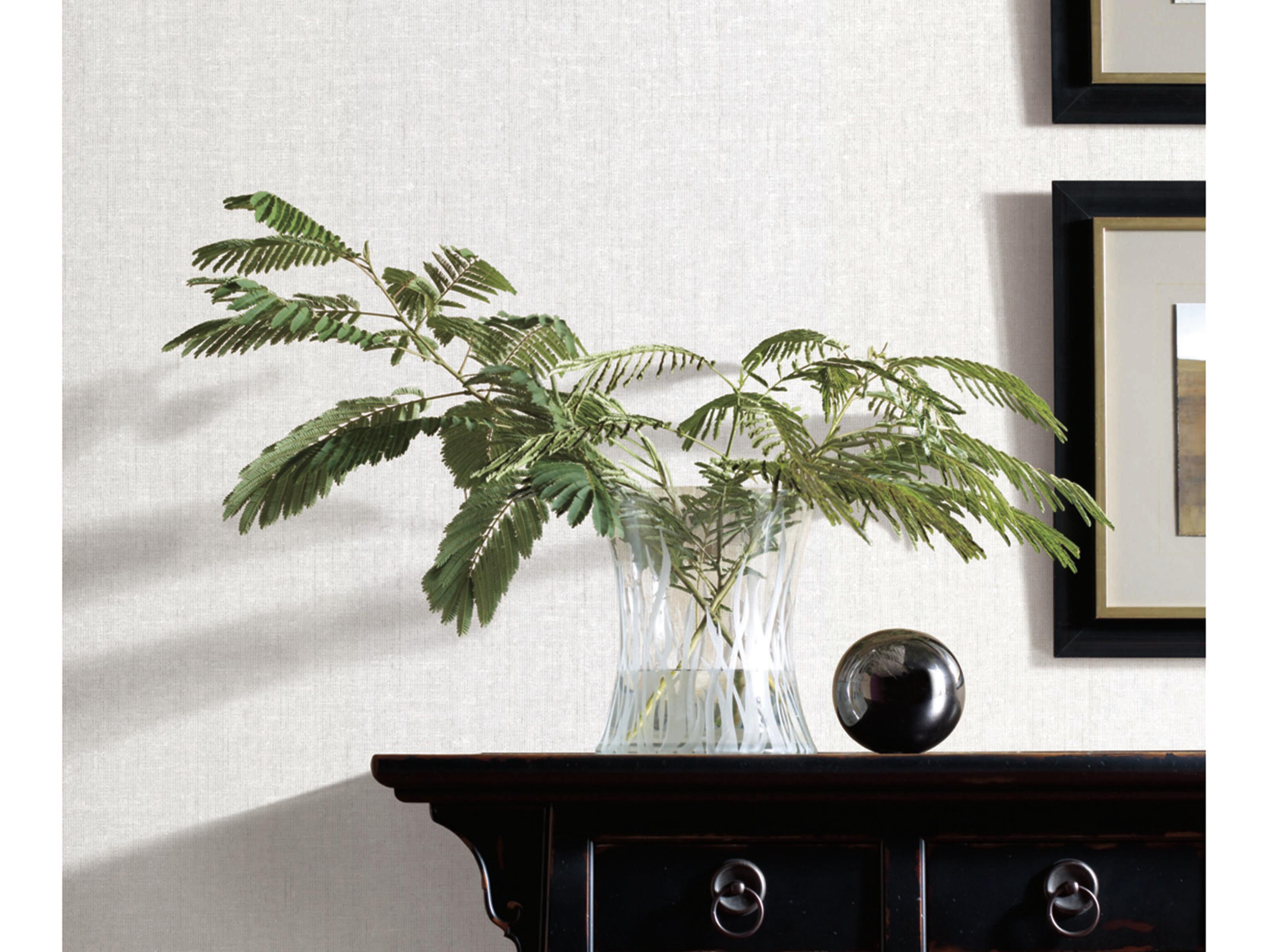 York Wallcoverings Ronald Redding Traveler Pearl Diplomacy Weave Wallpaper