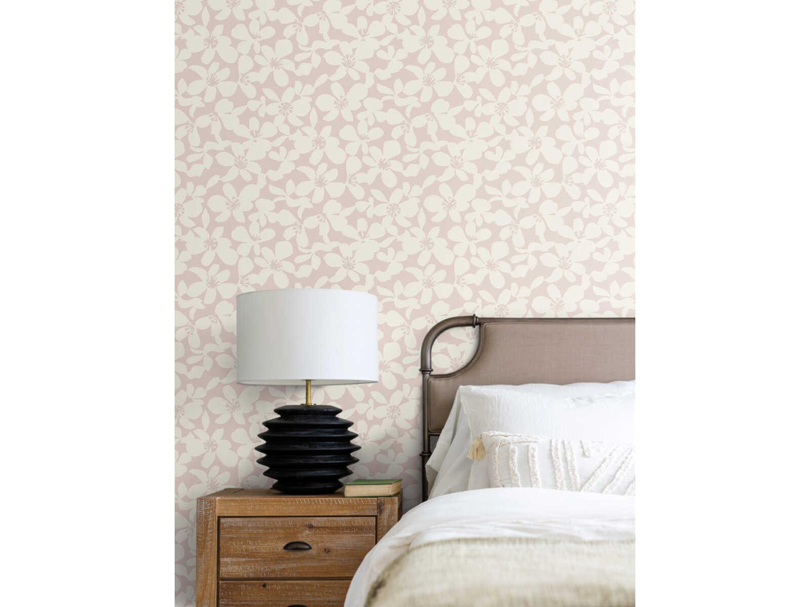 York Wallcoverings Antonina Vella Boho Luxe Pink Free Spirit Wallpaper