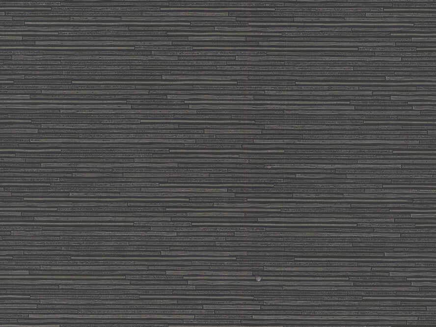 York Wallcoverings Antonina Vella Dazzling Dimensions Volume II Black & Silver Metallic Ribbon Bamboo Wallpaper