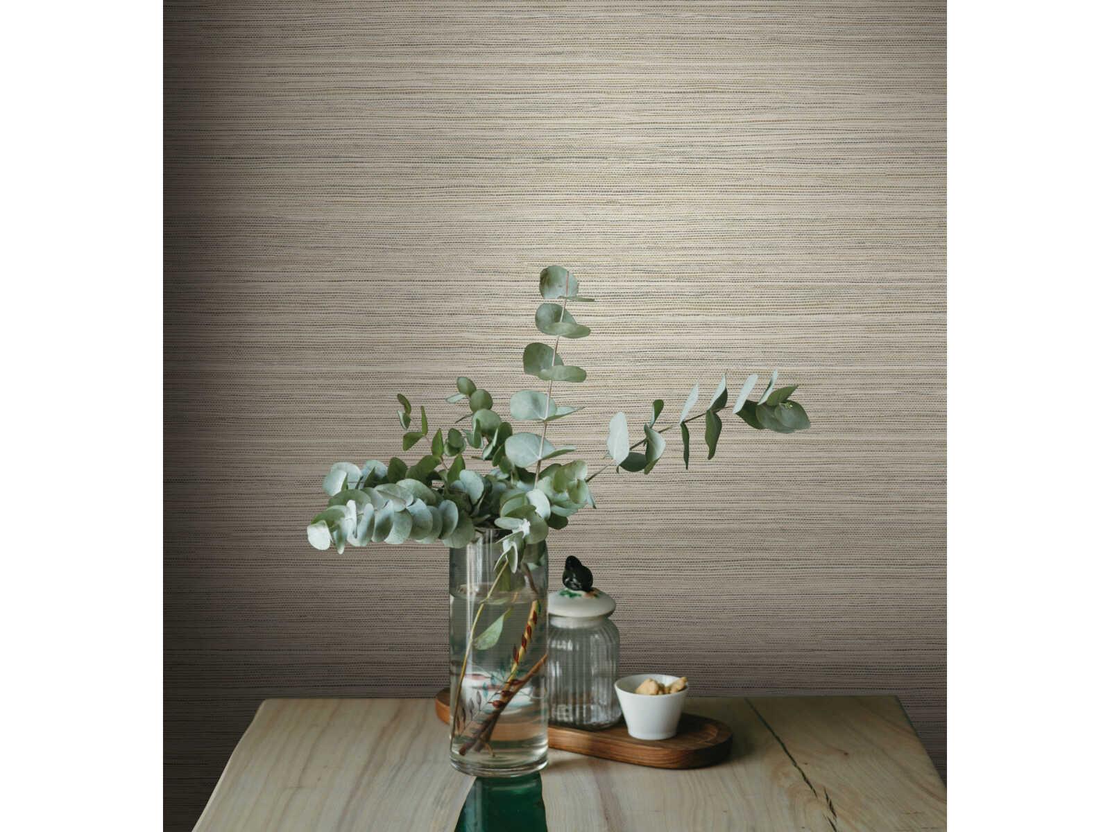 York Wallcoverings Greenhouse Camel Fountain Grass Wallpaper