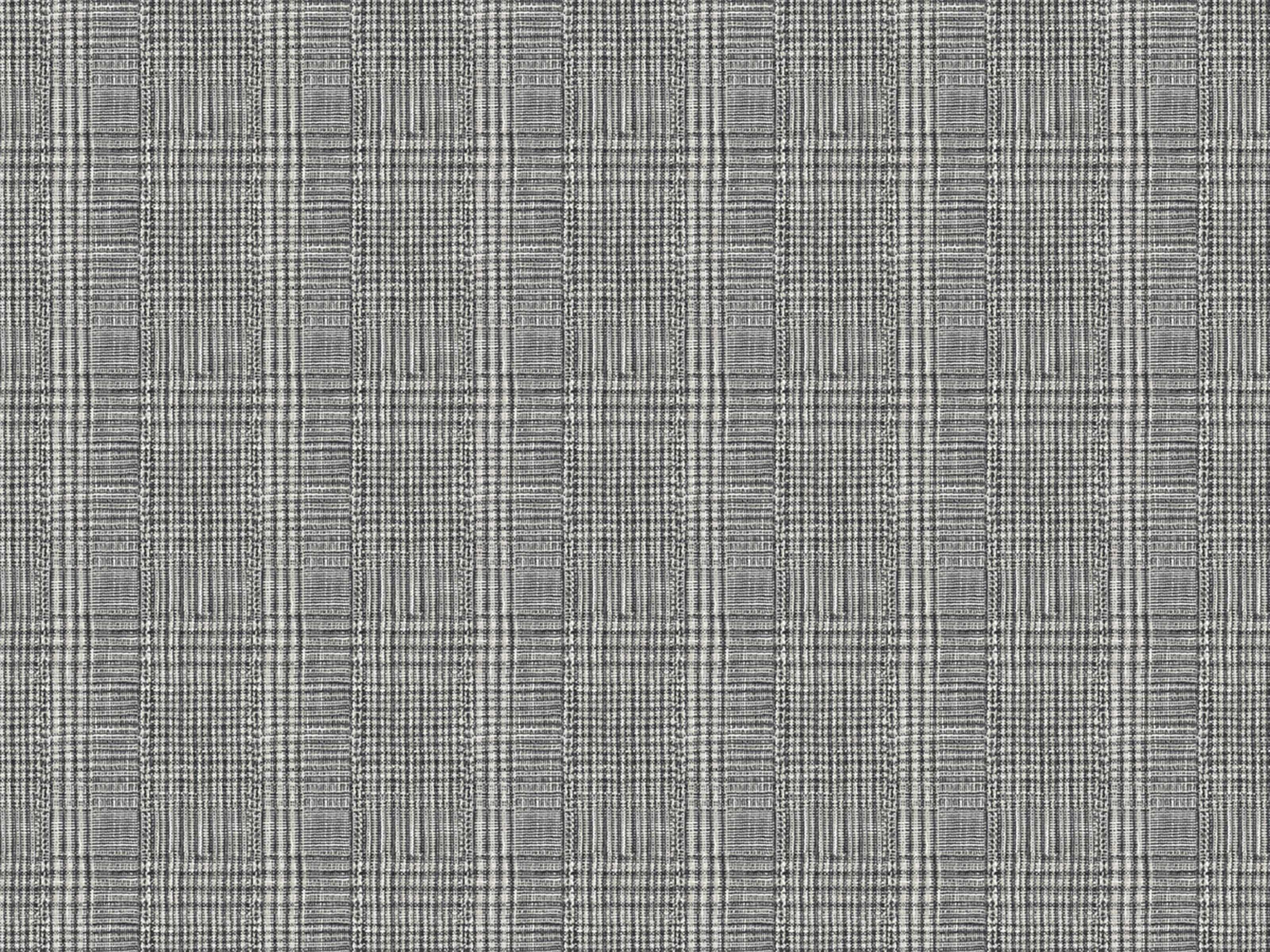 York Wallcoverings Ronald Redding Traveler Black Shirting Plaid Wallpaper