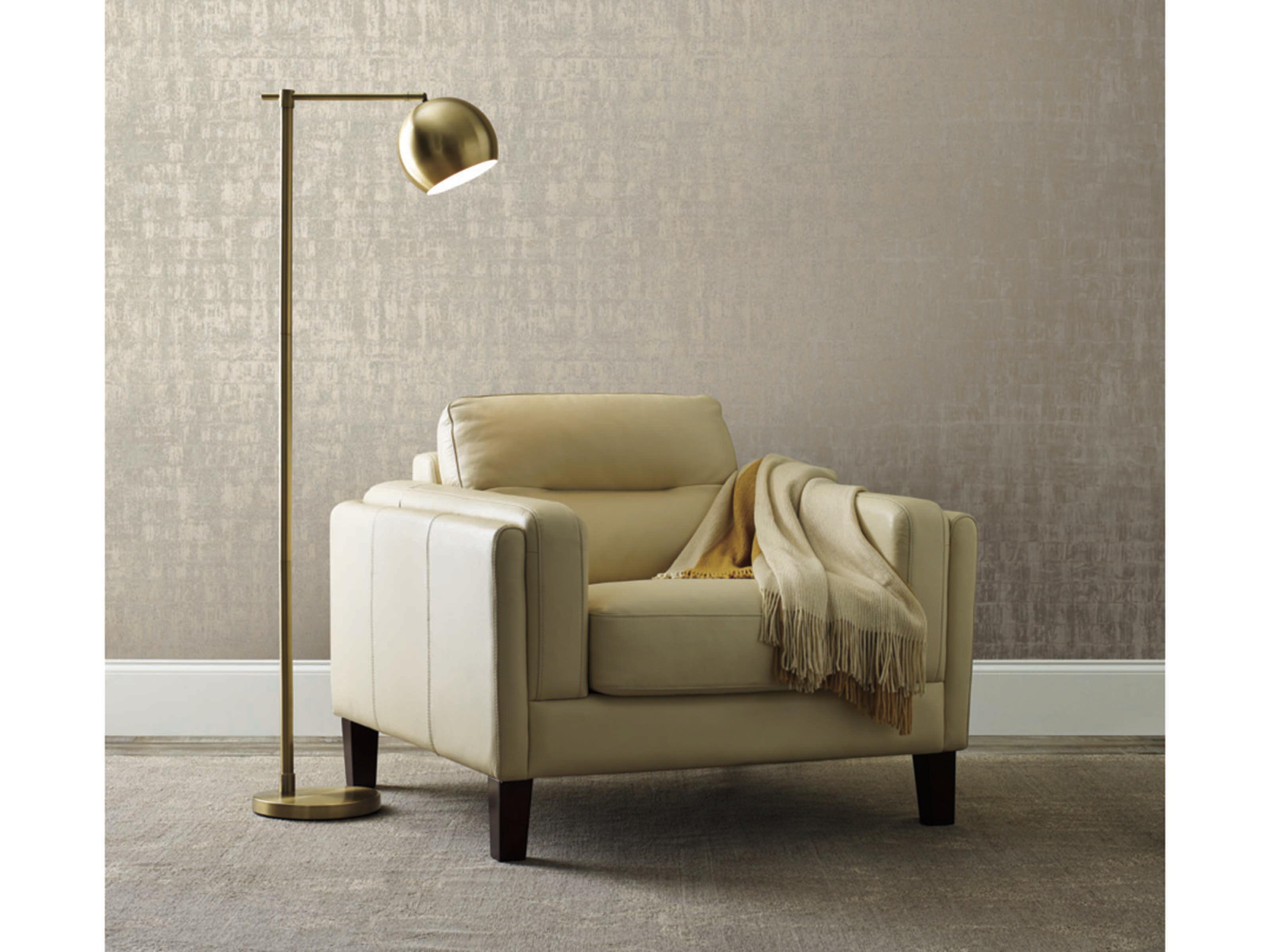 York Wallcoverings Ronald Redding 24 Karat Taupe Liquid Metal Wallpaper