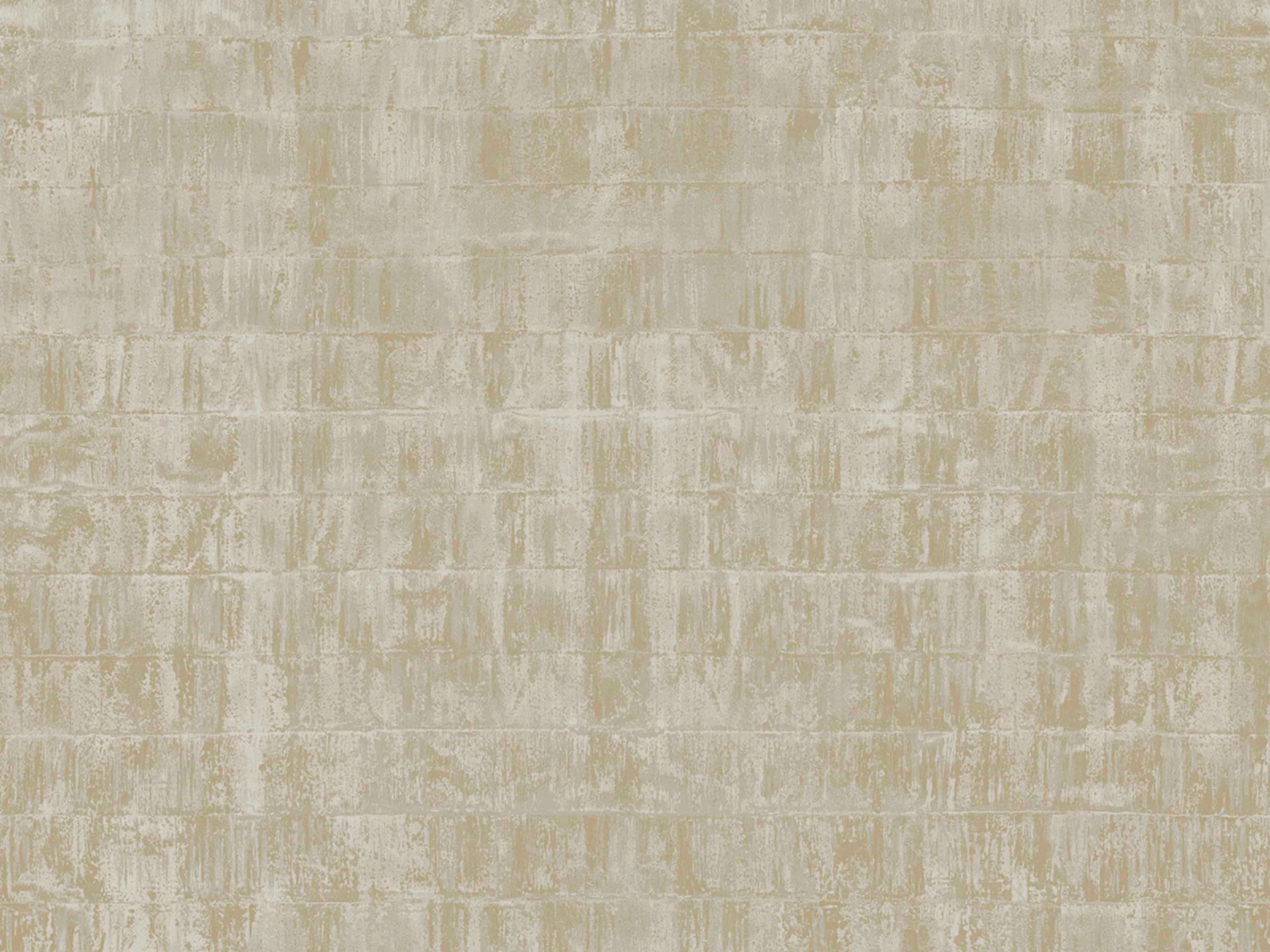 York Wallcoverings Ronald Redding 24 Karat Taupe Liquid Metal Wallpaper