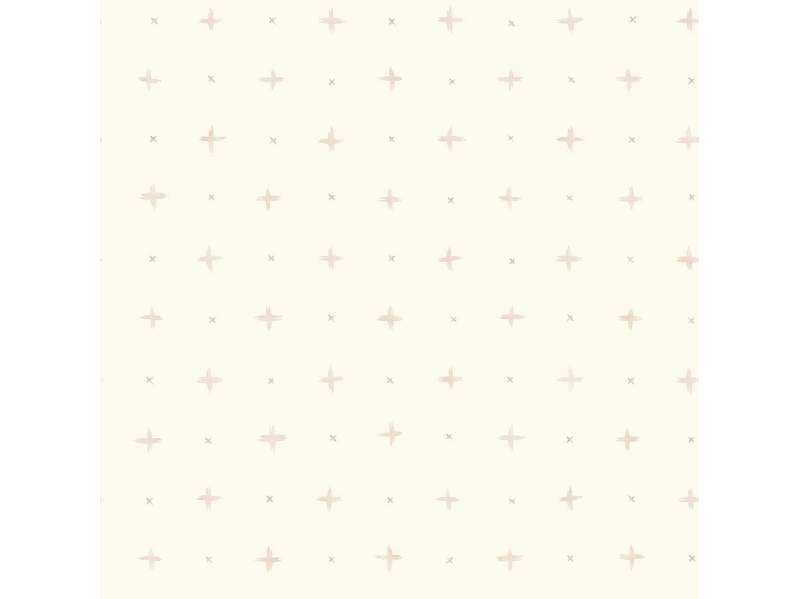 York Wallcoverings Magnolia Home Artful Prints & Patterns Pink Cross Stitch Wallpaper