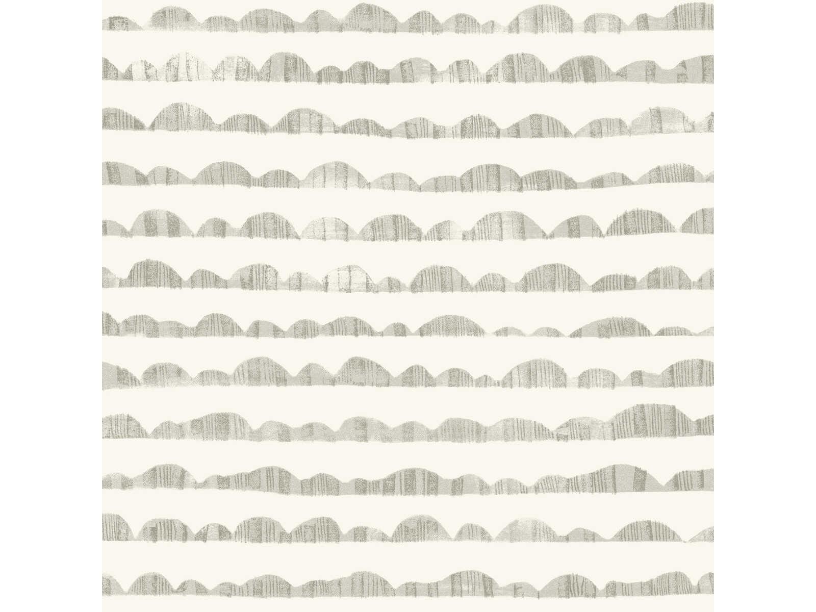 York Wallcoverings Magnolia Home Artful Prints & Patterns Grey Hill & Horizon Wallpaper