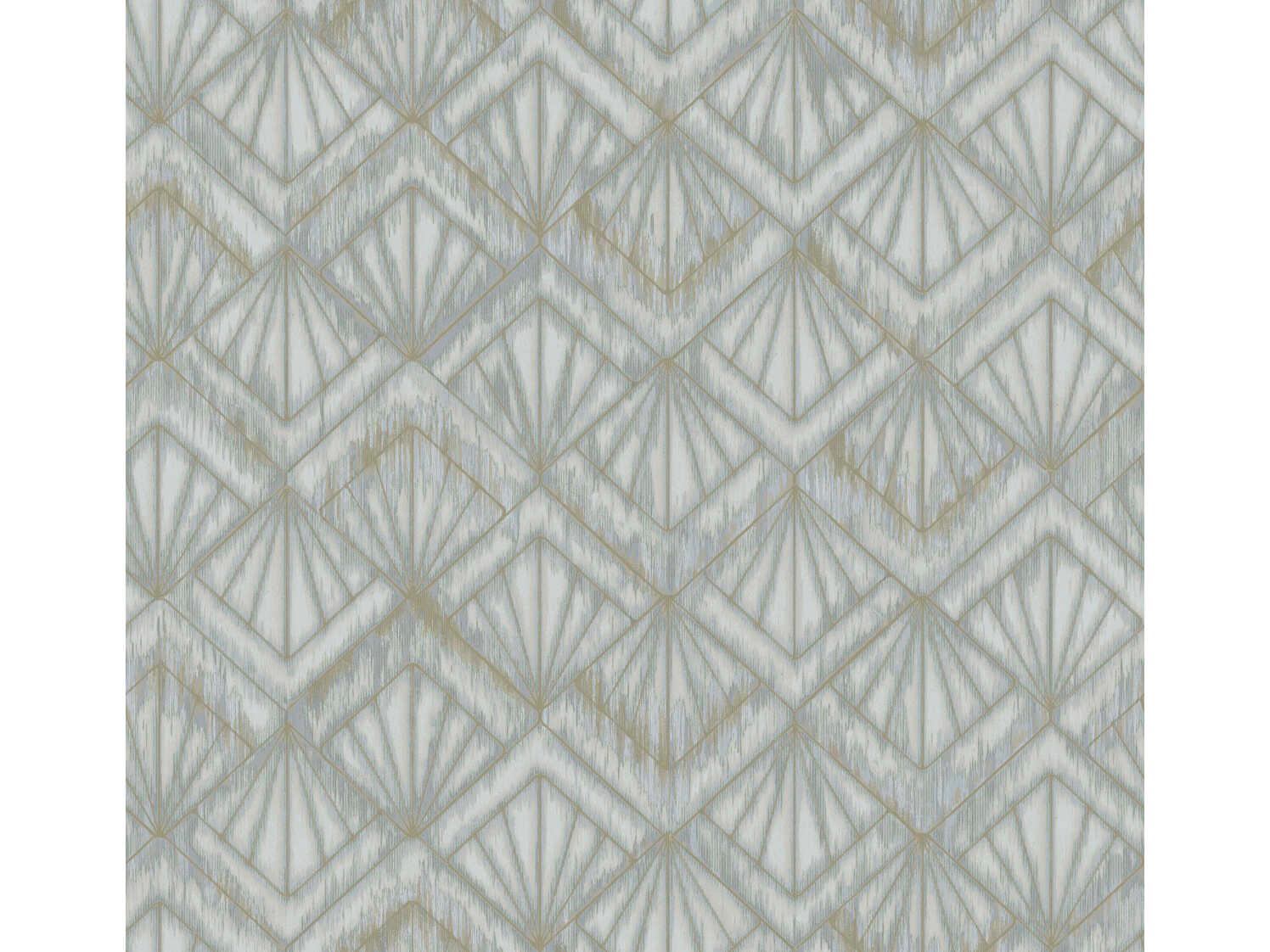 York Wallcoverings Modern Nature 2nd Edition Blue Grey Modern Shell Wallpaper