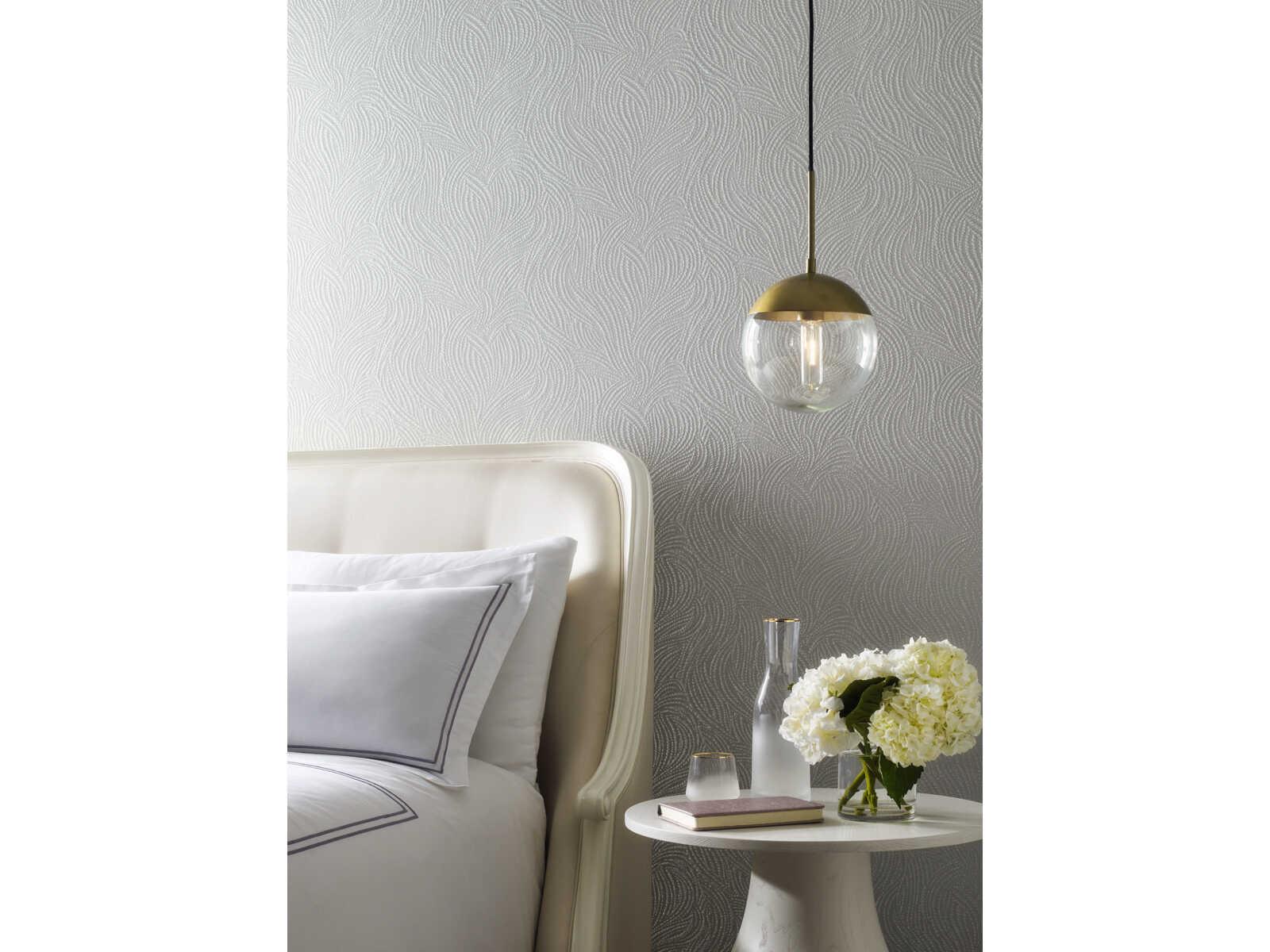 York Wallcoverings Modern Nature 2nd Edition Light Grey Tempest Wallpaper