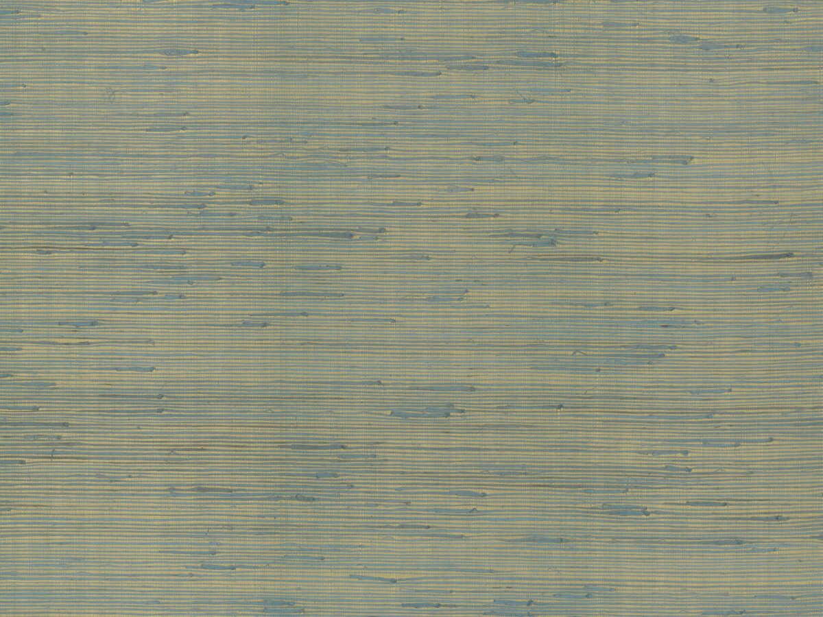 York Wallcoverings Modern Nature 2nd Edition Gold Blue Metallic Jute Wallpaper