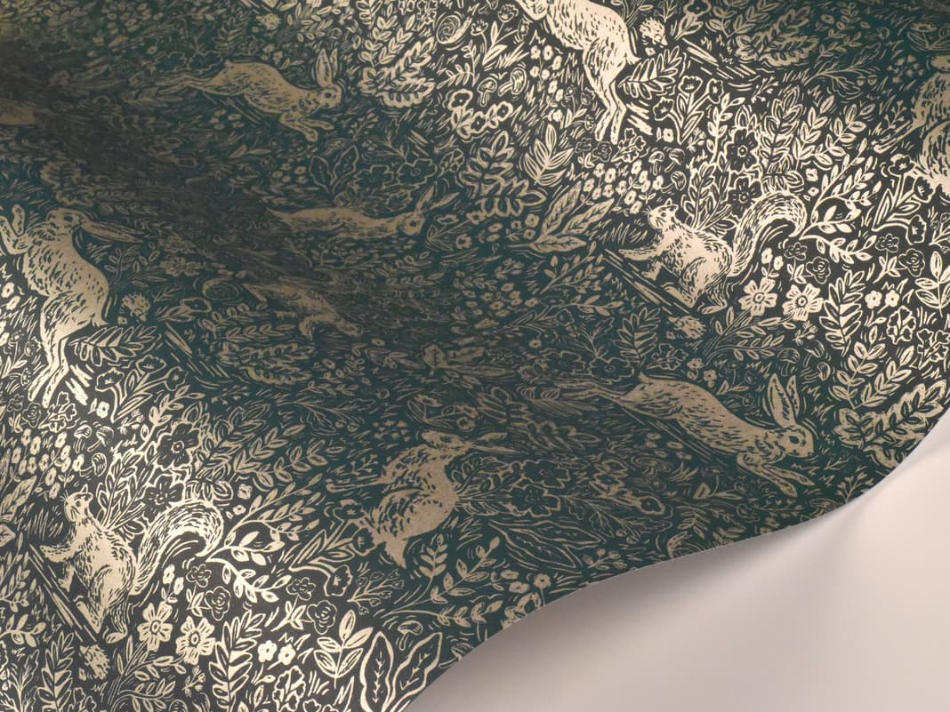 York Wallcoverings Emerald Fable Wallpaper