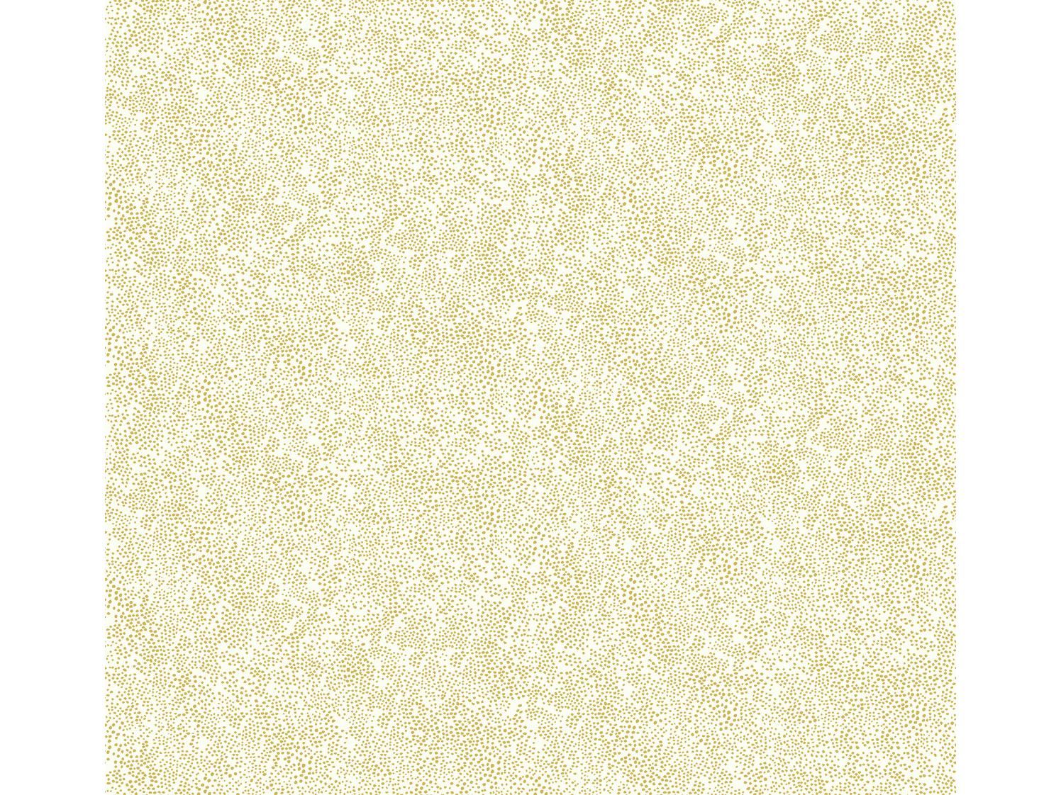 York Wallcoverings Gold / White Champagne Dots Wallpaper