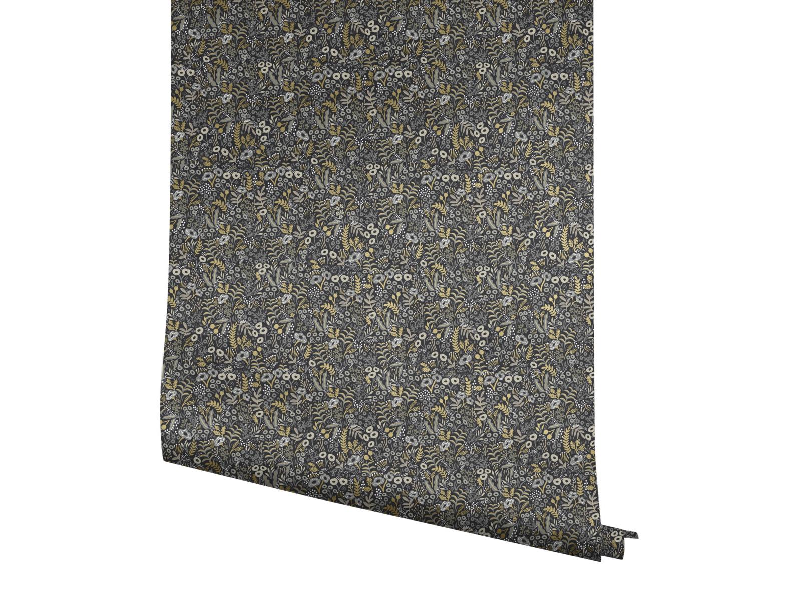 York Wallcoverings Black / Beige Tapestry Wallpaper