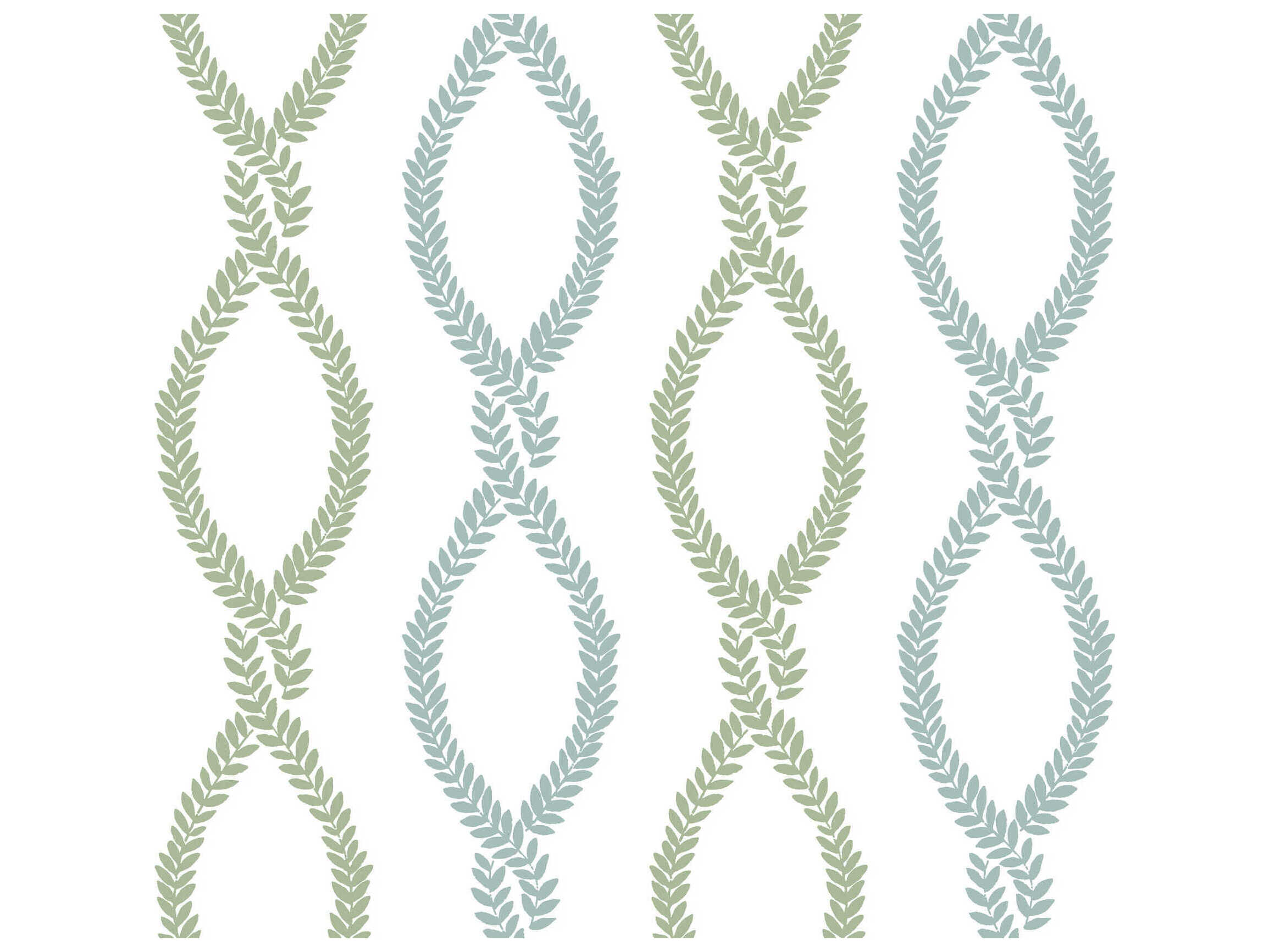 York Wallcoverings Antonina Vella Light Green Trellis Wallpaper