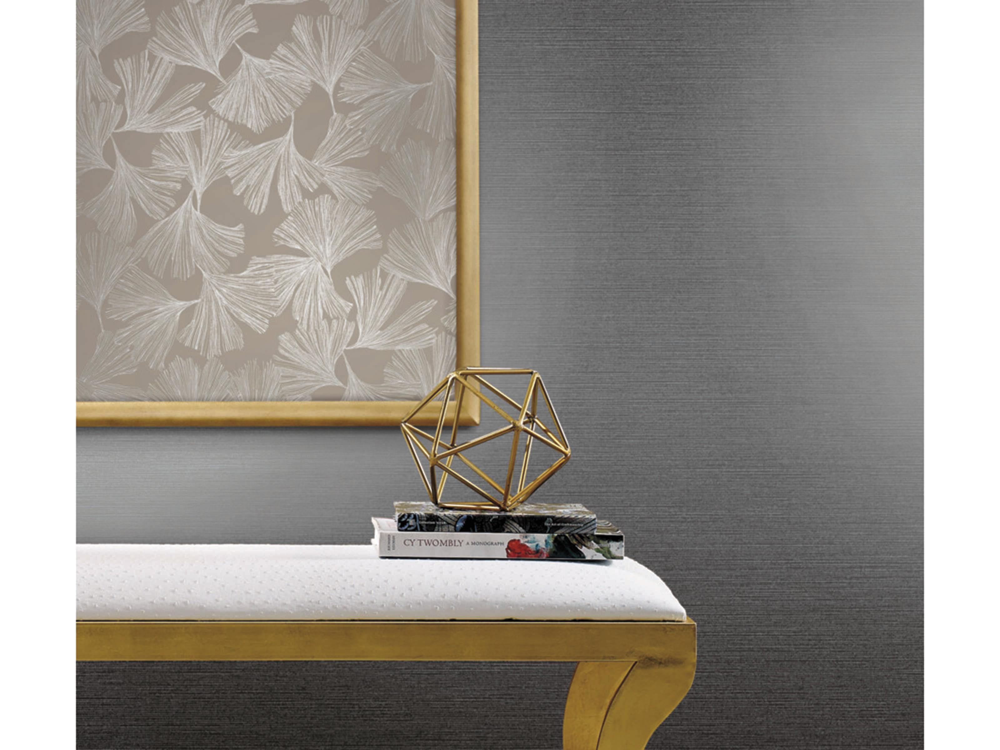 York Wallcoverings Grasscloth Resource Library Silver Shining Sisal Wallpaper