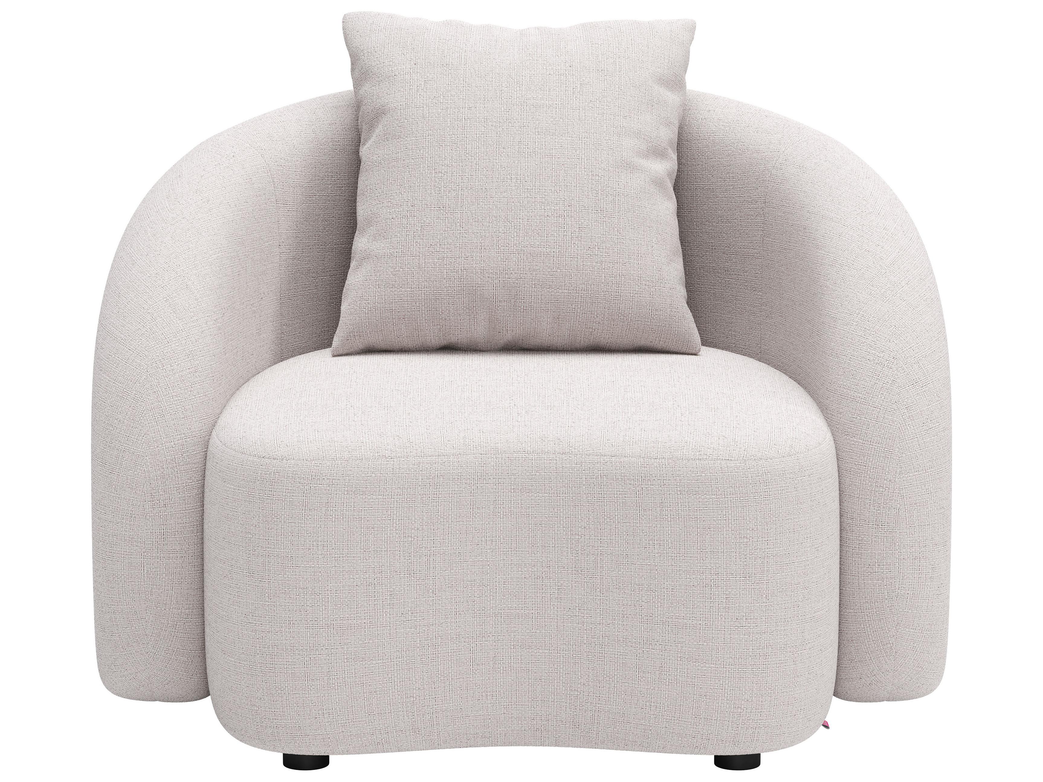 Zuo Outdoor Sunny Isles Beige Aluminum Cushion Lounge Chair