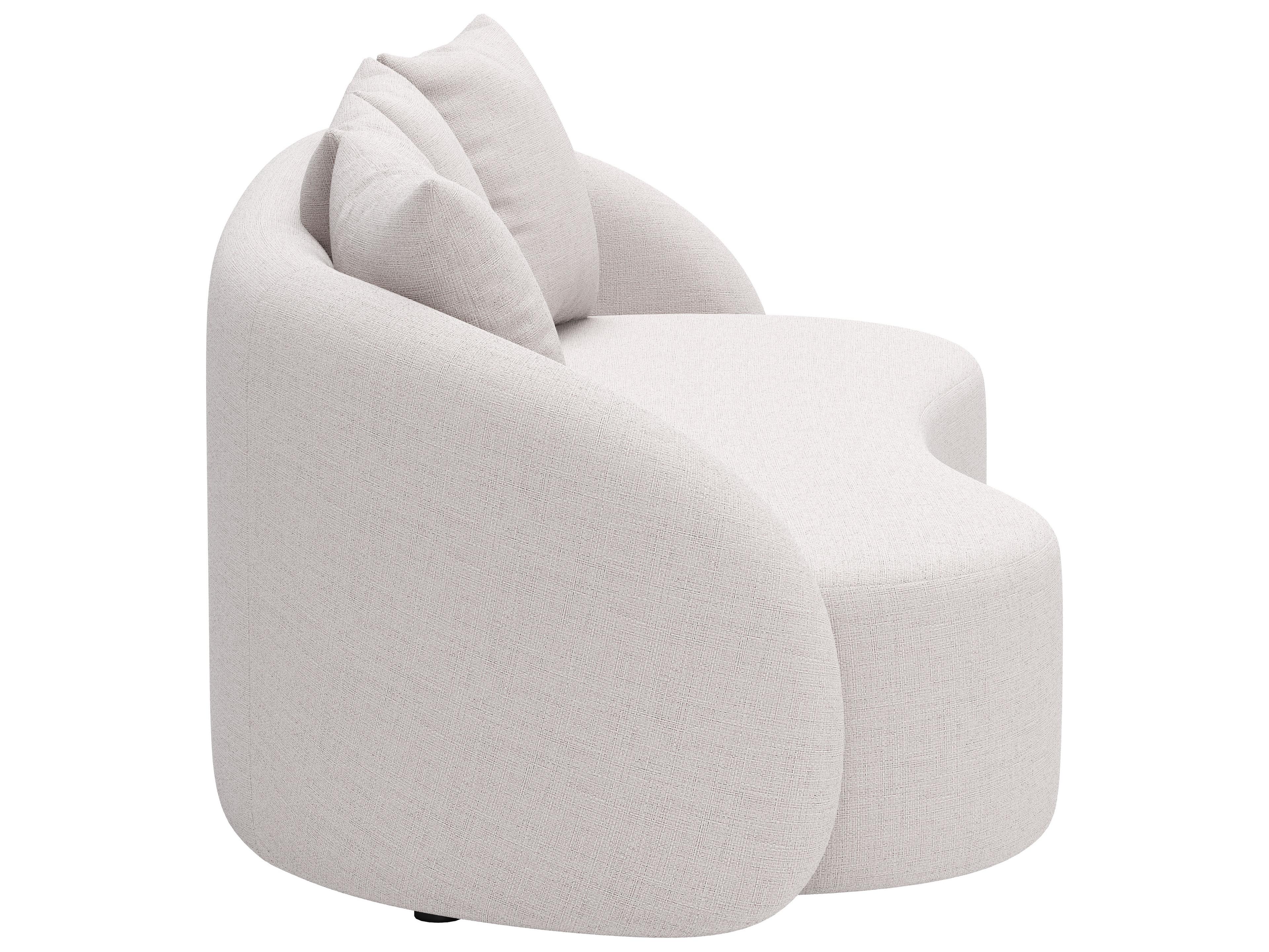 Zuo Outdoor Sunny Isles Beige Aluminum Cushion Sofa