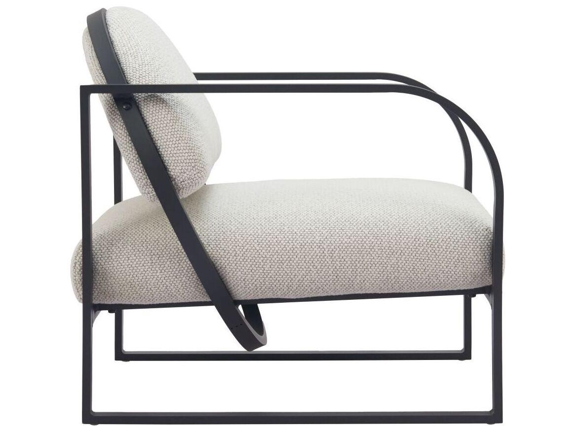 Zuo Outdoor Flakt Ivory Aluminum Cushion Lounge Chair