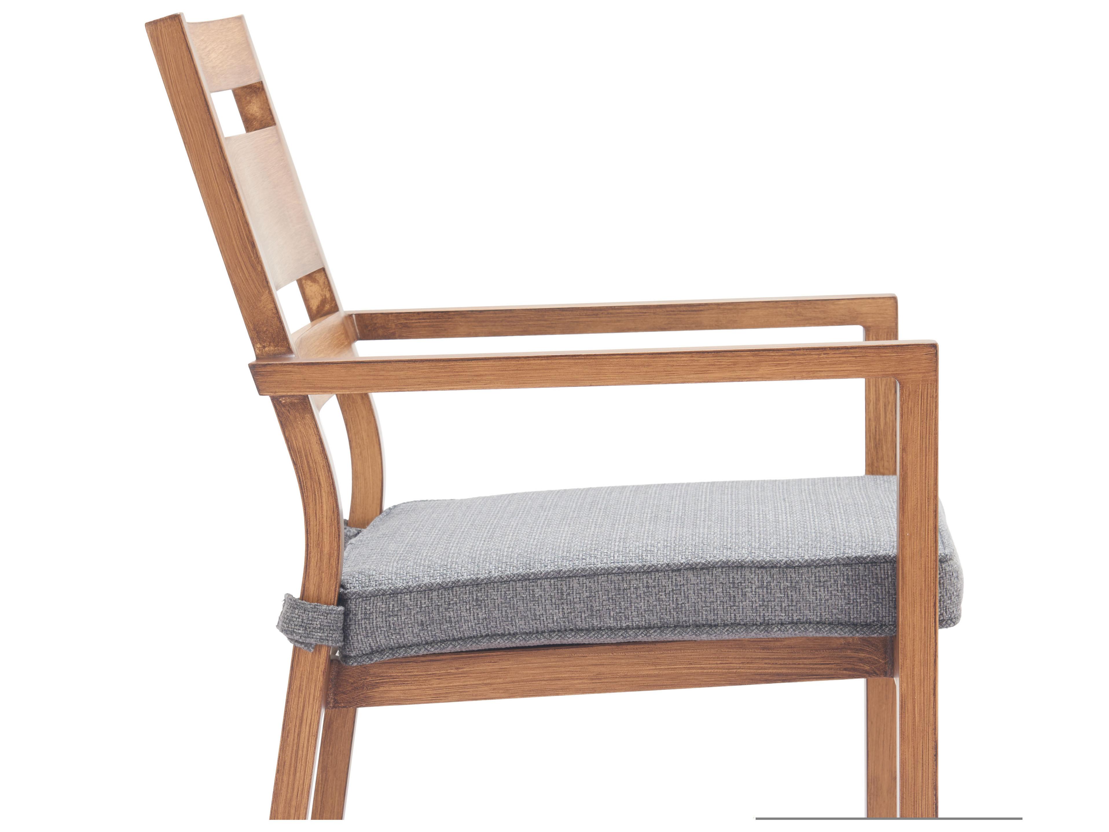 Zuo Outdoor Rader Natural Faux Wood Cushion Dining Chair, Set of 2