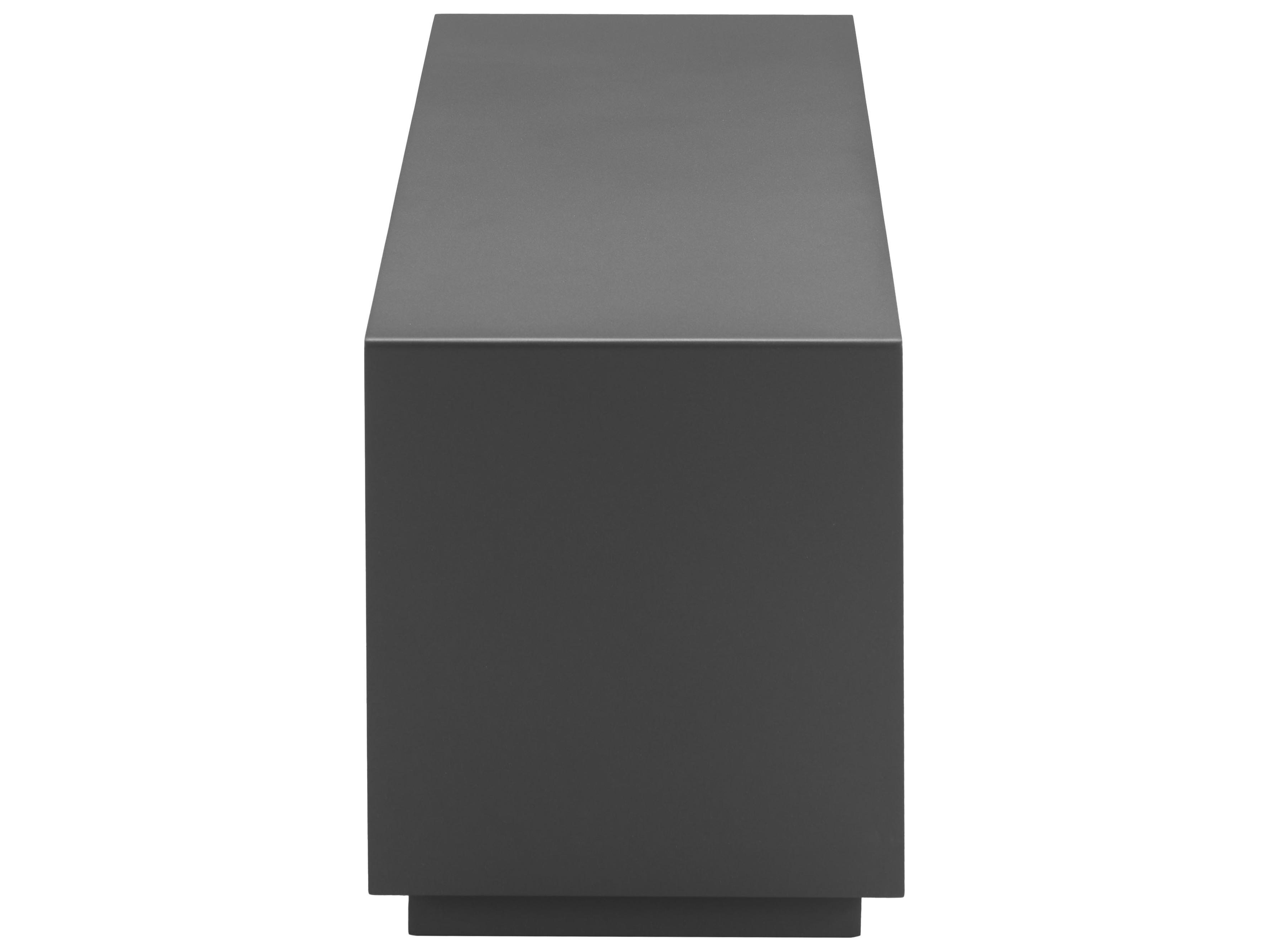 Zuo Outdoor Kokos Charcoal Aluminum Rectangular Coffee Table