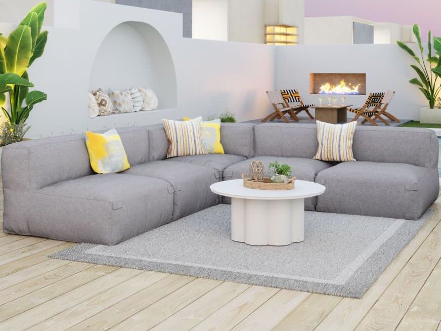 Zuo Outdoor Ola Patio Lounge Set