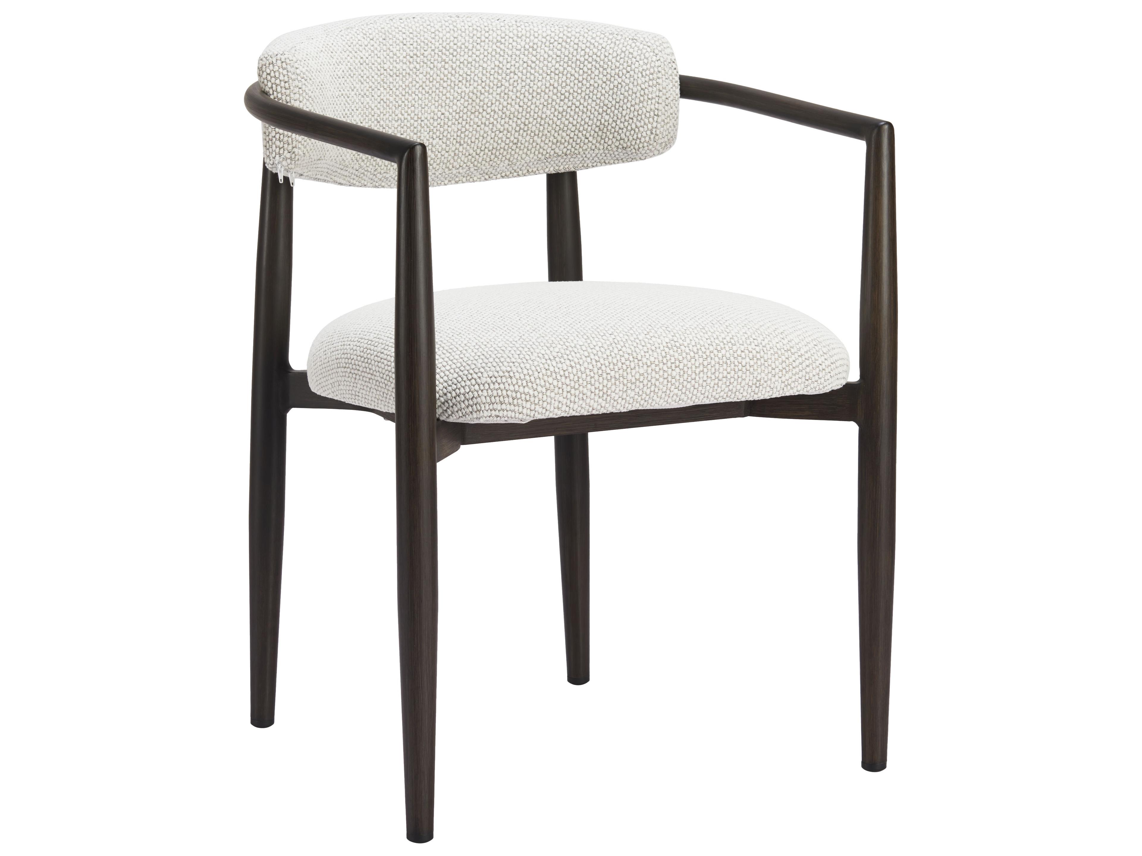 Zuo Outdoor Midori White Aluminum Cushion Dining Chair