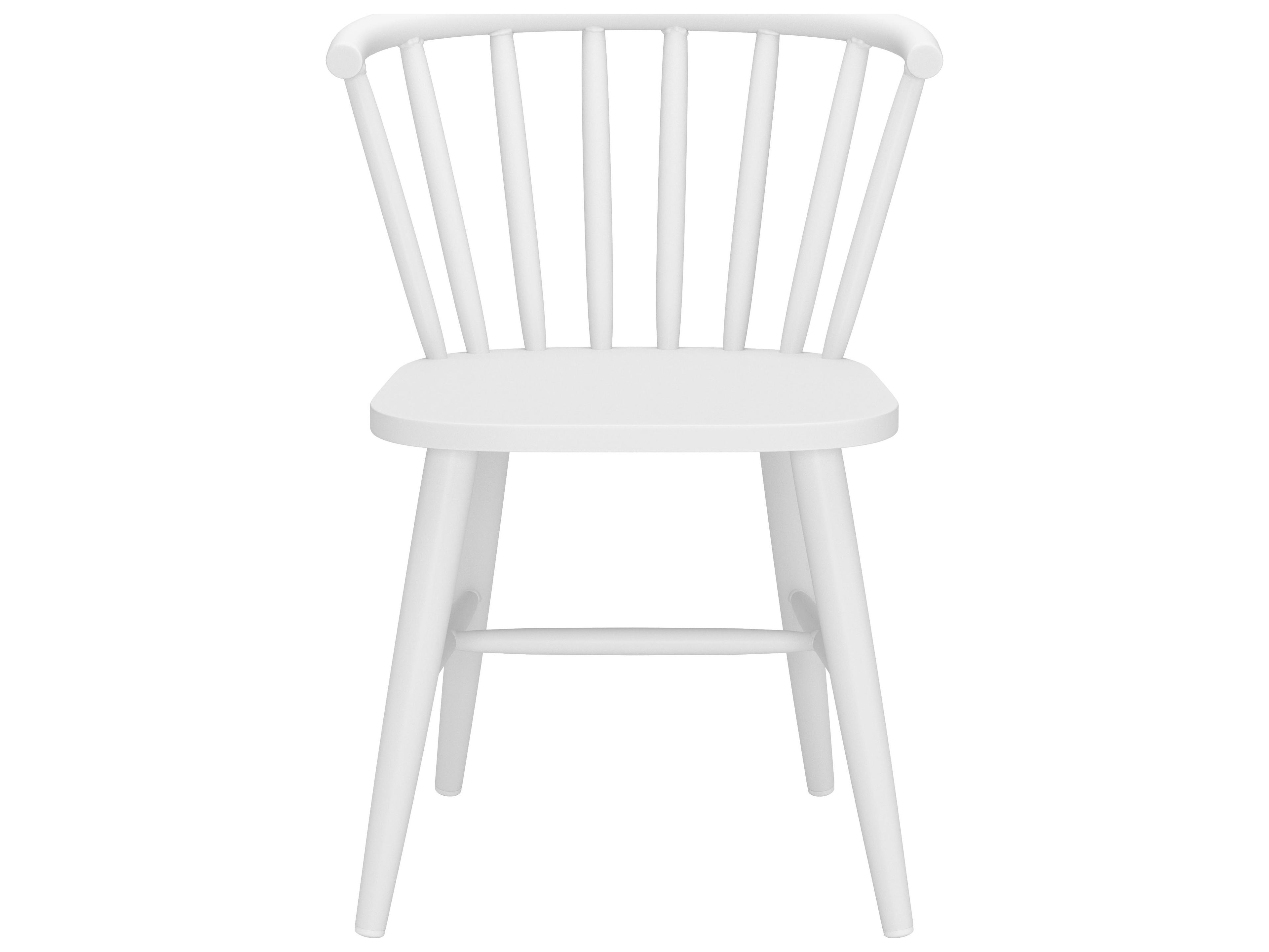 Zuo Outdoor Shio White Aluminum Metal Dining Chair