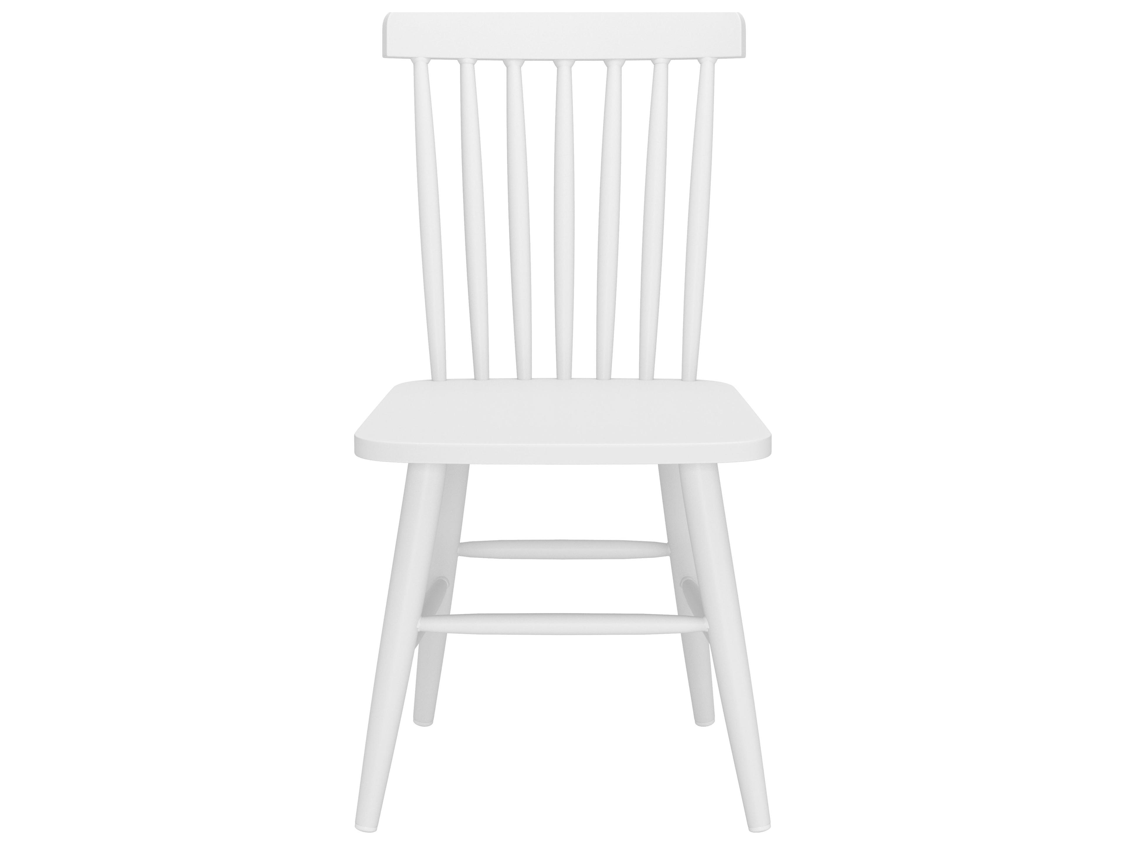 Zuo Outdoor Zeilen White Aluminum Metal Dining Chair, Set of 2