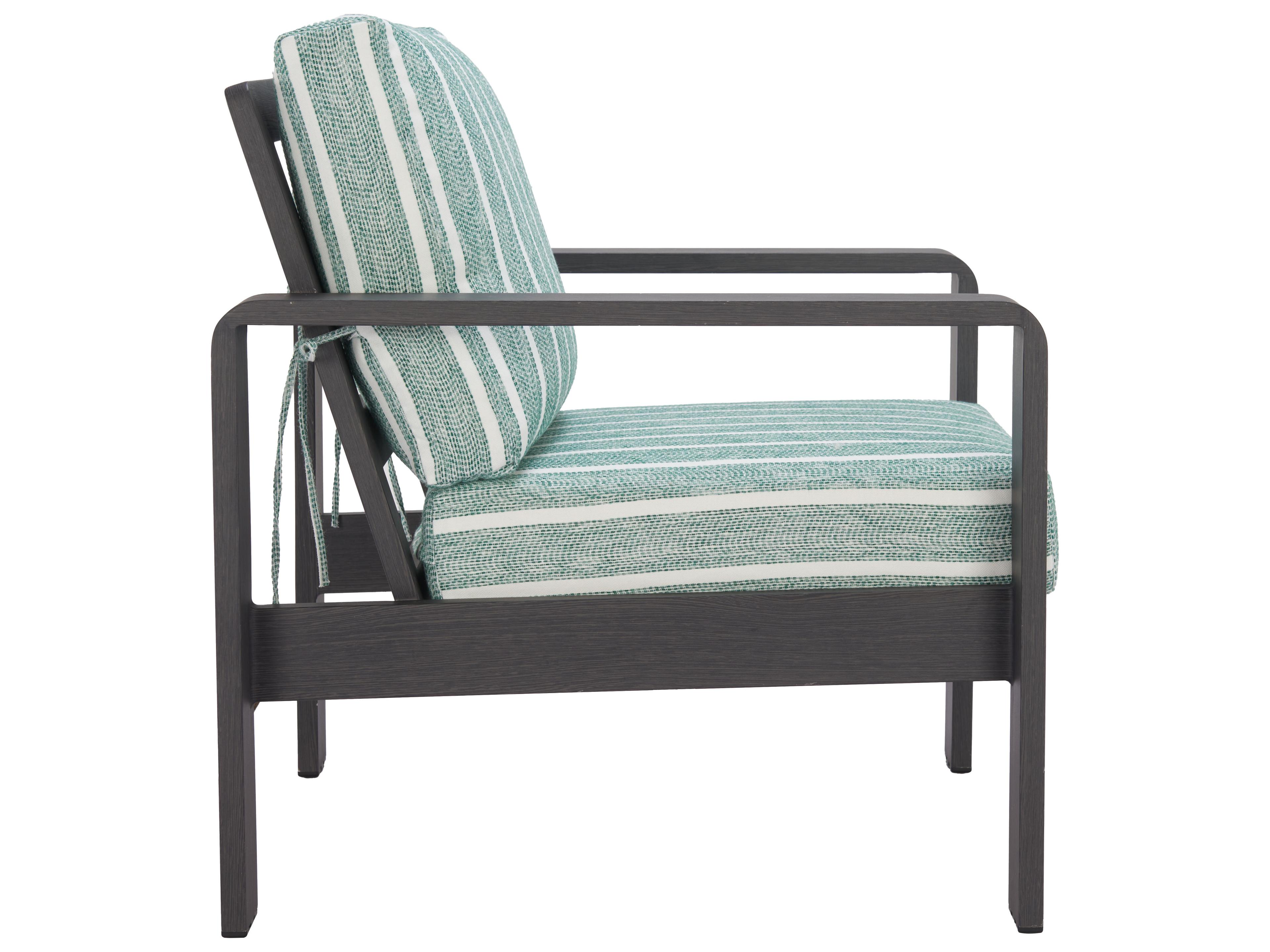 Zuo Outdoor Rolig Green Faux Wood Cushion Lounge Chair