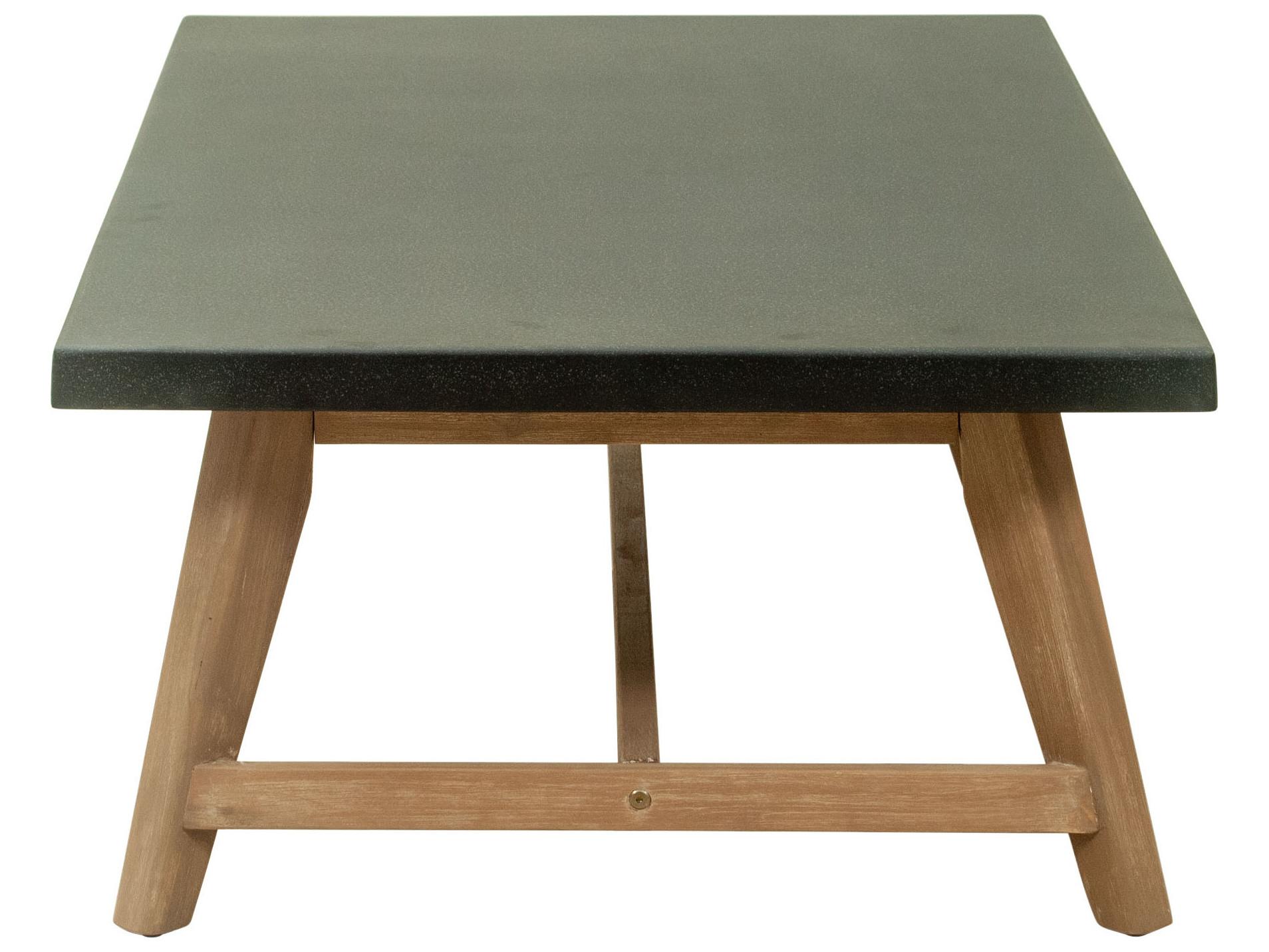 Zuo Outdoor Dert Gray Concrete Rectangular Coffee Table