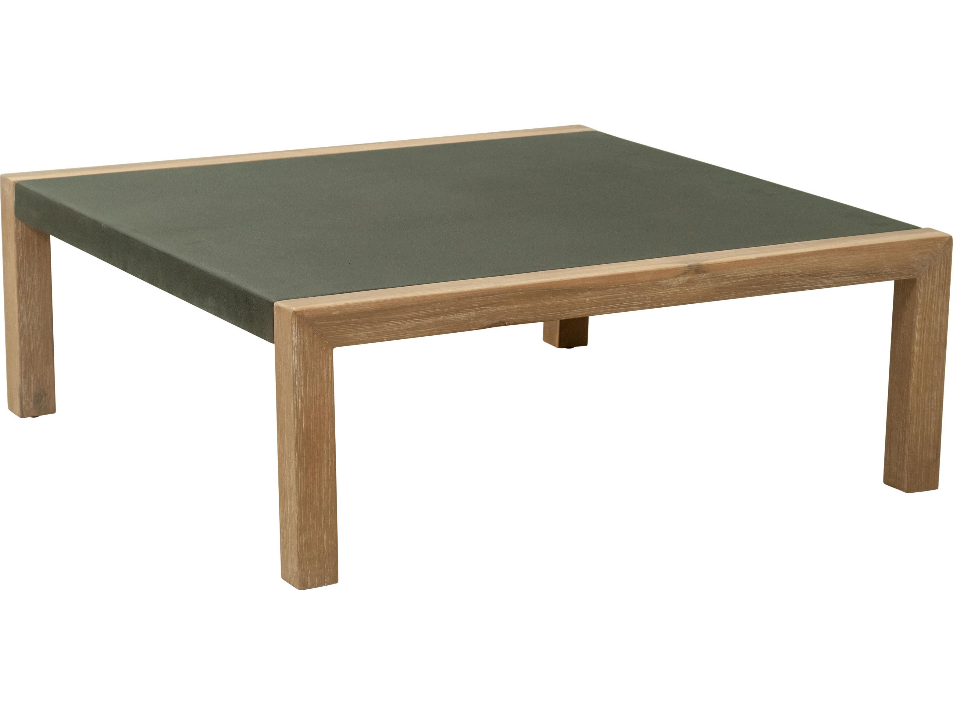 Zuo Outdoor Teras Gray Wood Square Coffee Table
