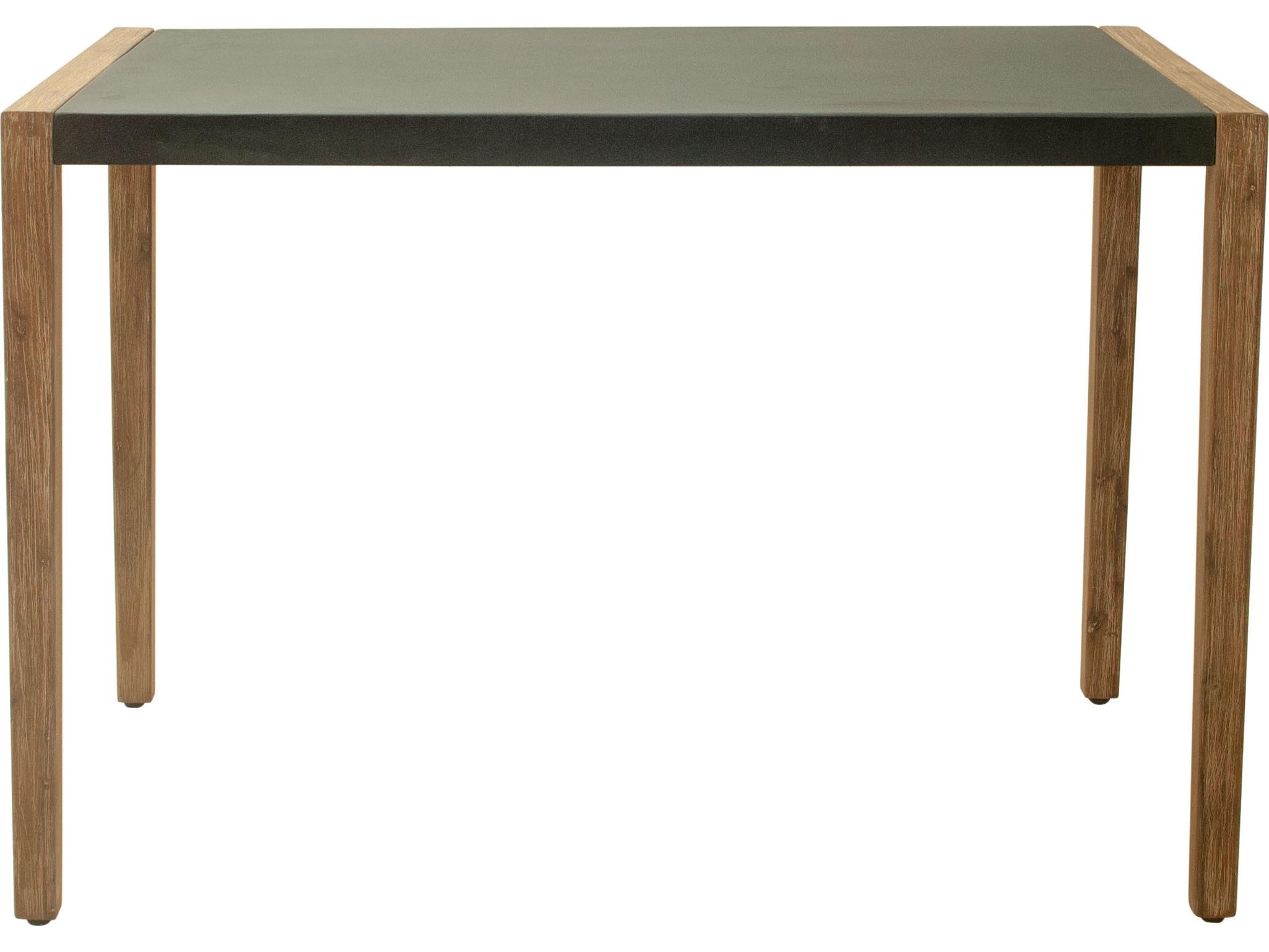 Zuo Outdoor Kata Gray Wood Rectangular Counter Table