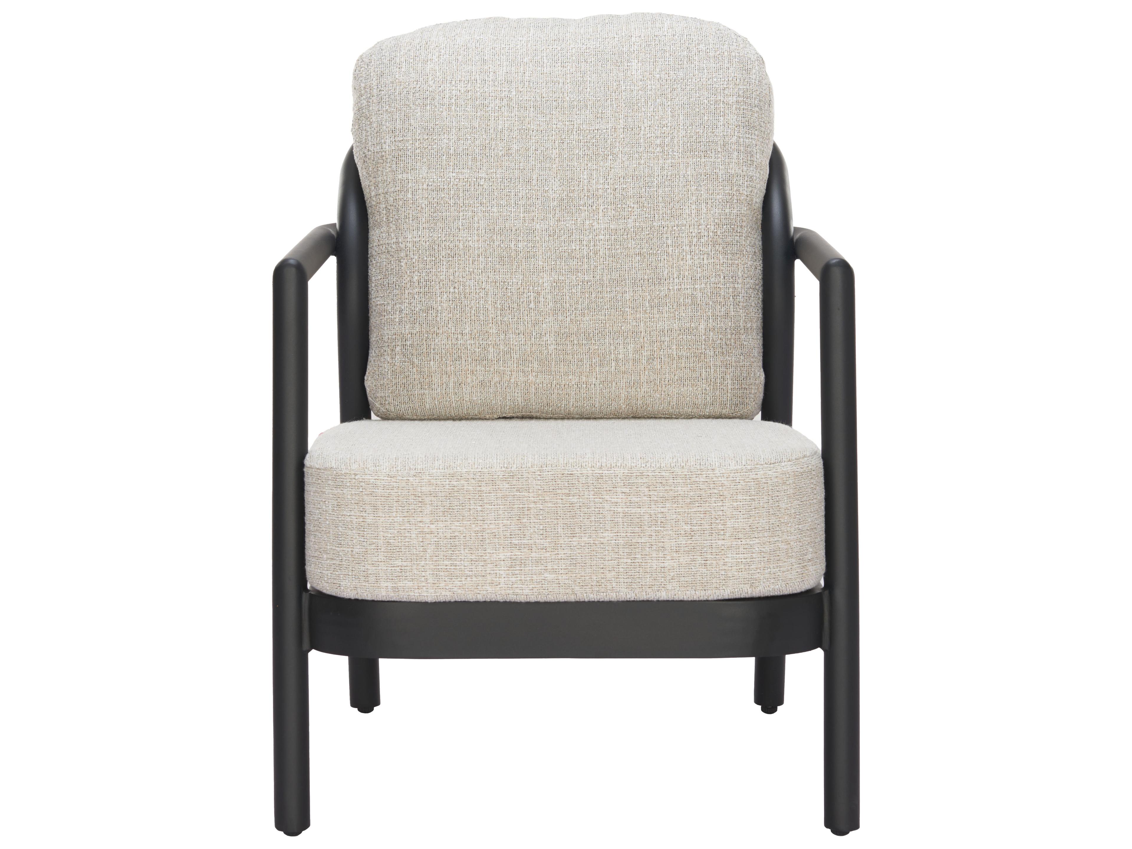 Zuo Outdoor Rein Beige Aluminum Cushion Lounge Chair