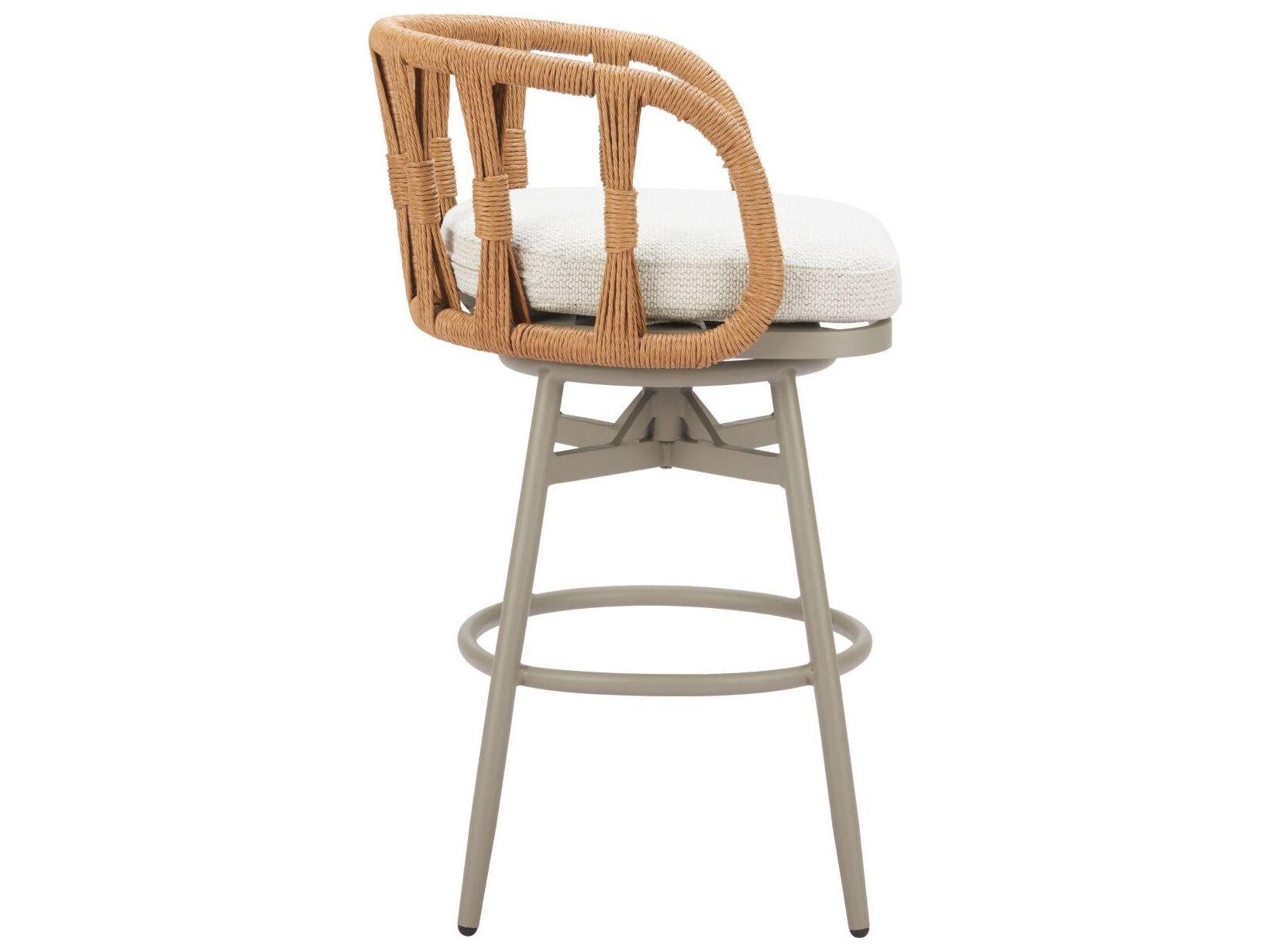 Zuo Outdoor Safal Multi Aluminum Cushion Bar Stool