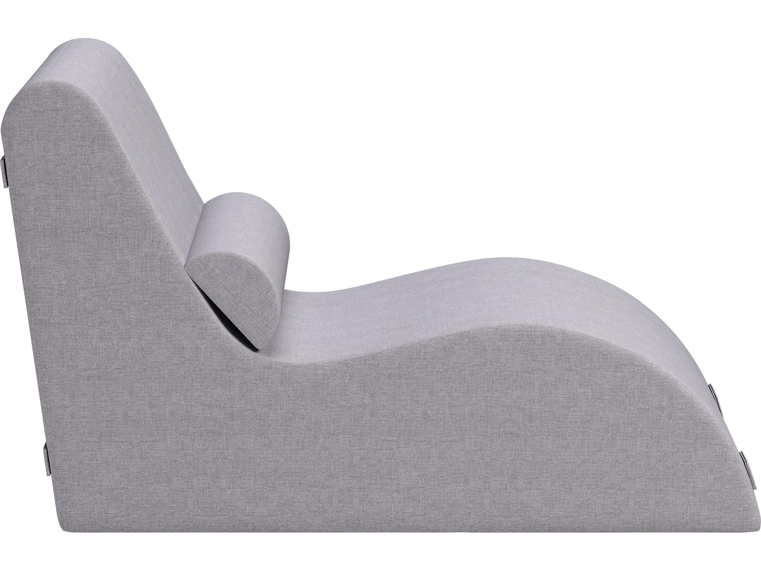 Zuo Outdoor Luanda Gray Polypropylene Cushion Chaise Lounge