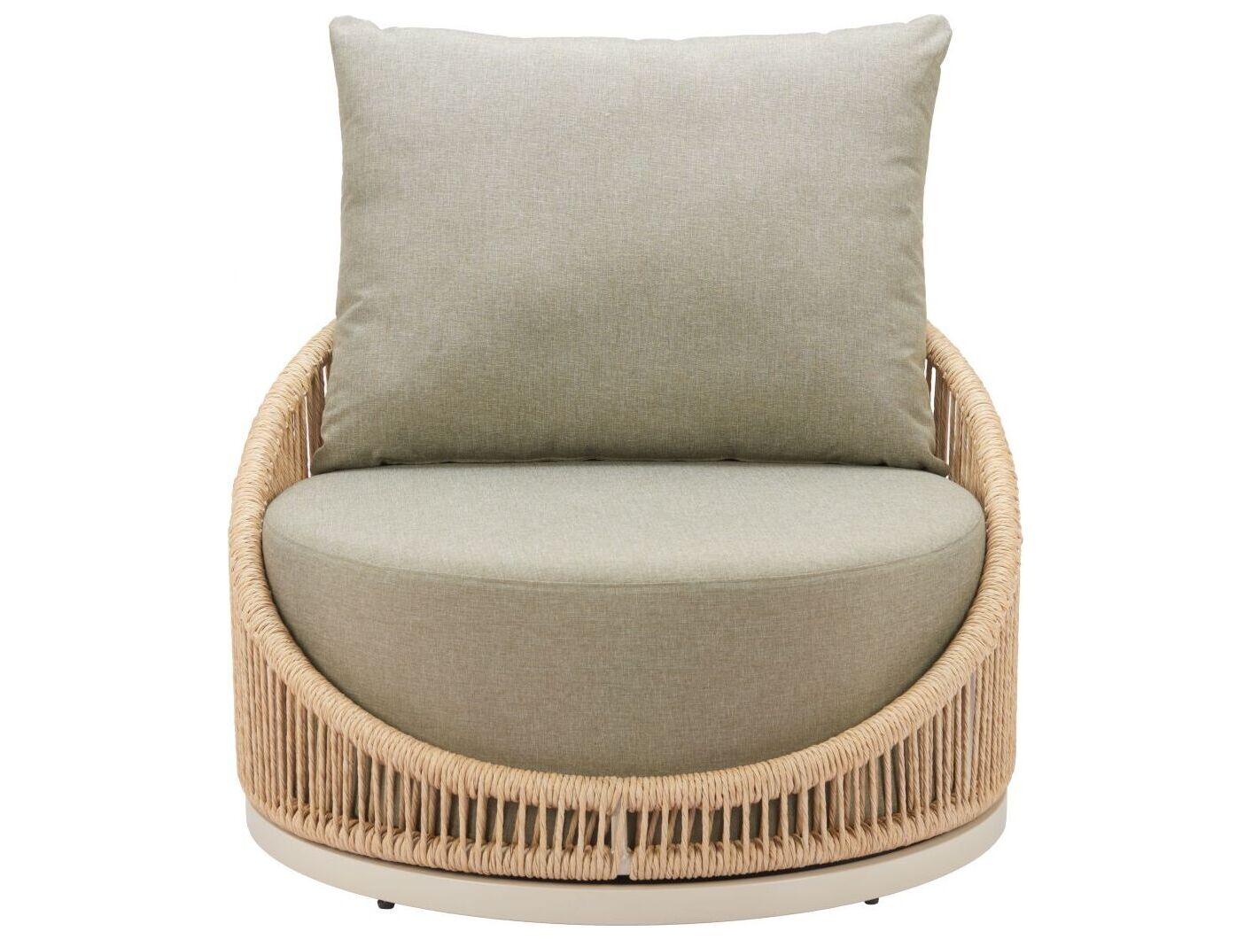 Zuo Outdoor Cabana Multi Aluminum Cushion Lounge Chair