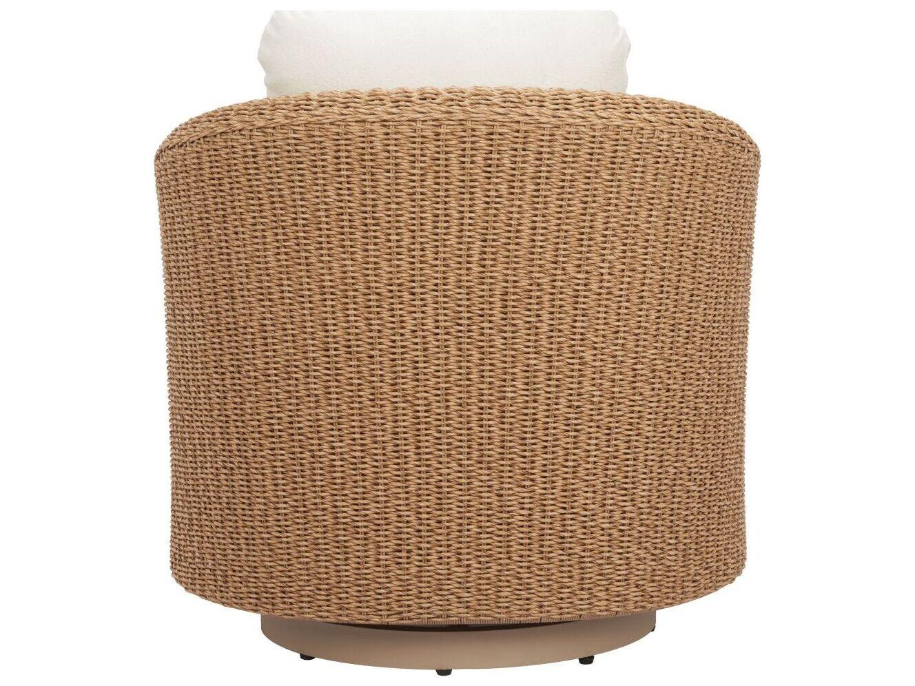 Zuo Outdoor Solara Ivory Wicker Cushion Lounge Chair