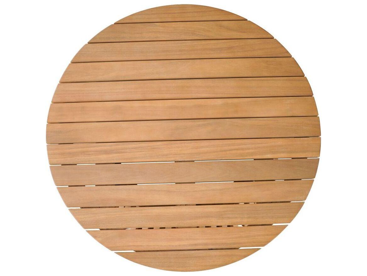 Zuo Outdoor Zahara Natural Wood Round Coffee Table