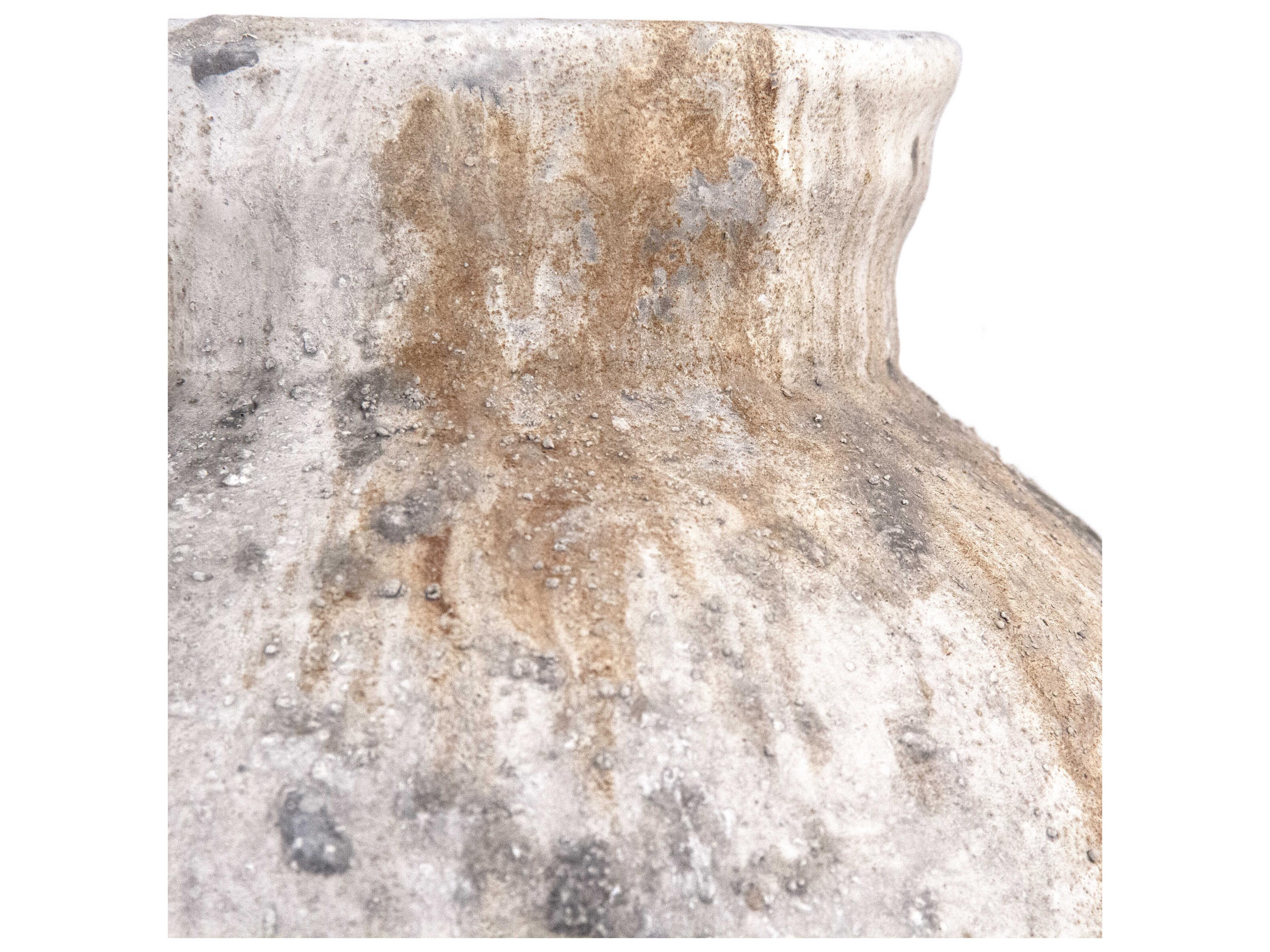 Zentique Distressed Light Grey Vase
