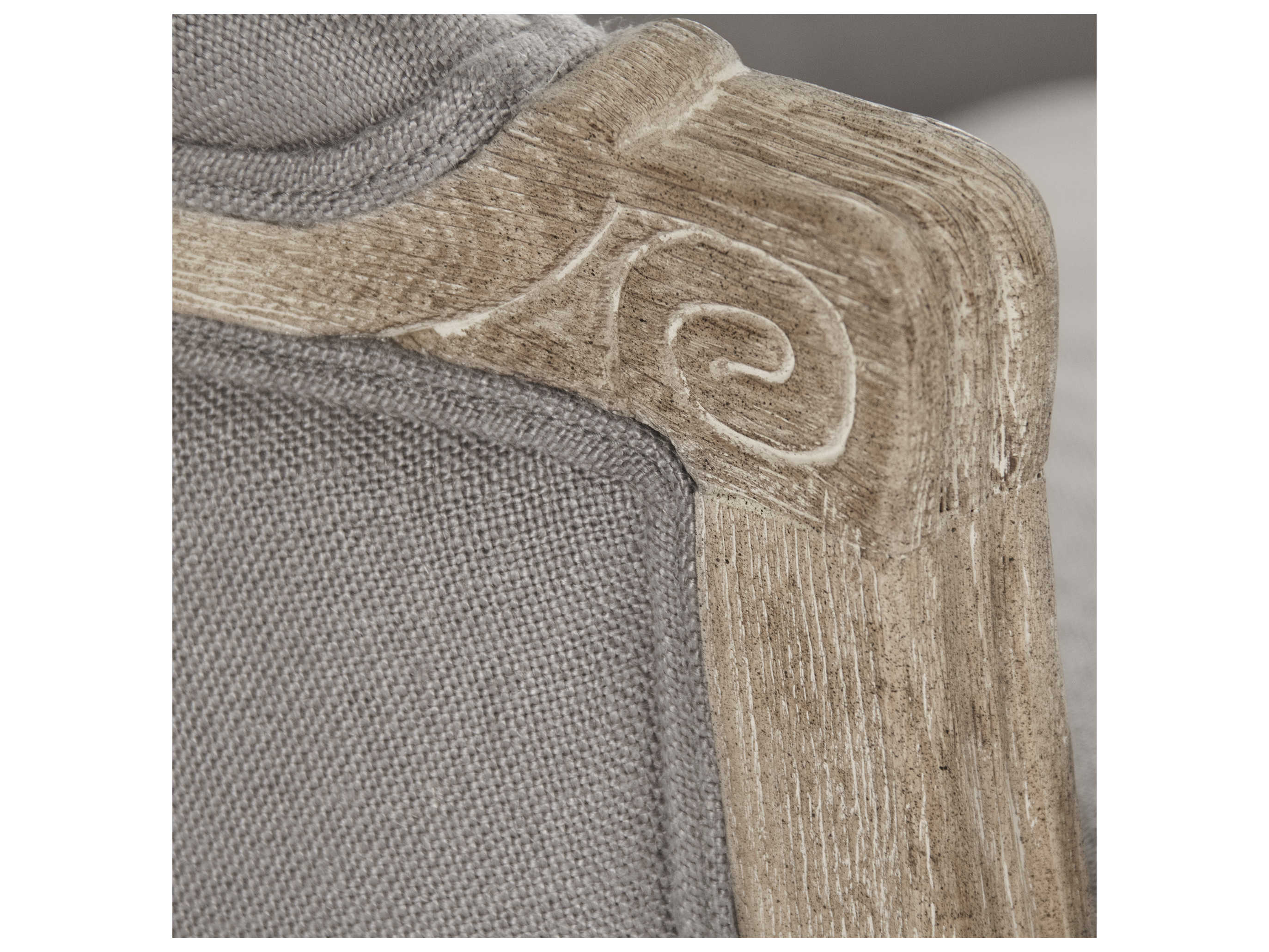 Zentique Maison Gray Fabric Accent Chair