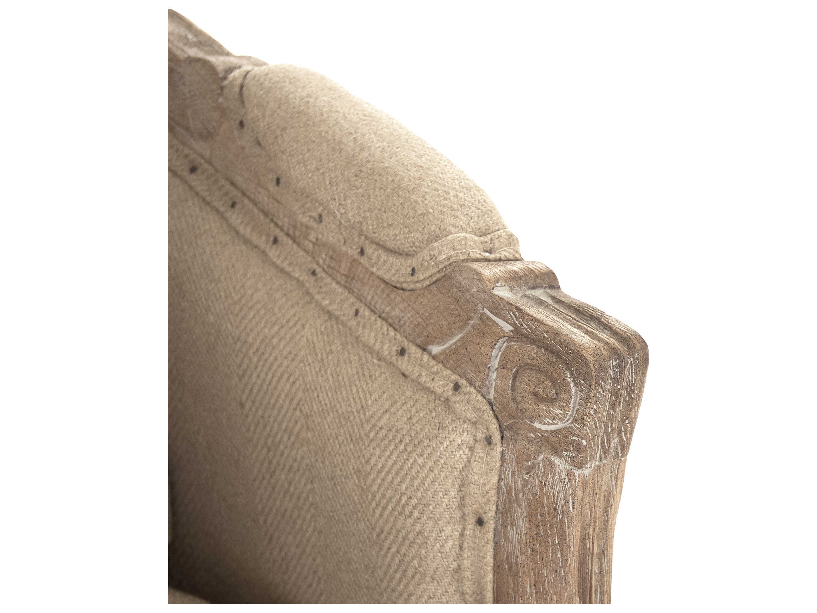 Zentique Maison Brown Fabric Accent Chair