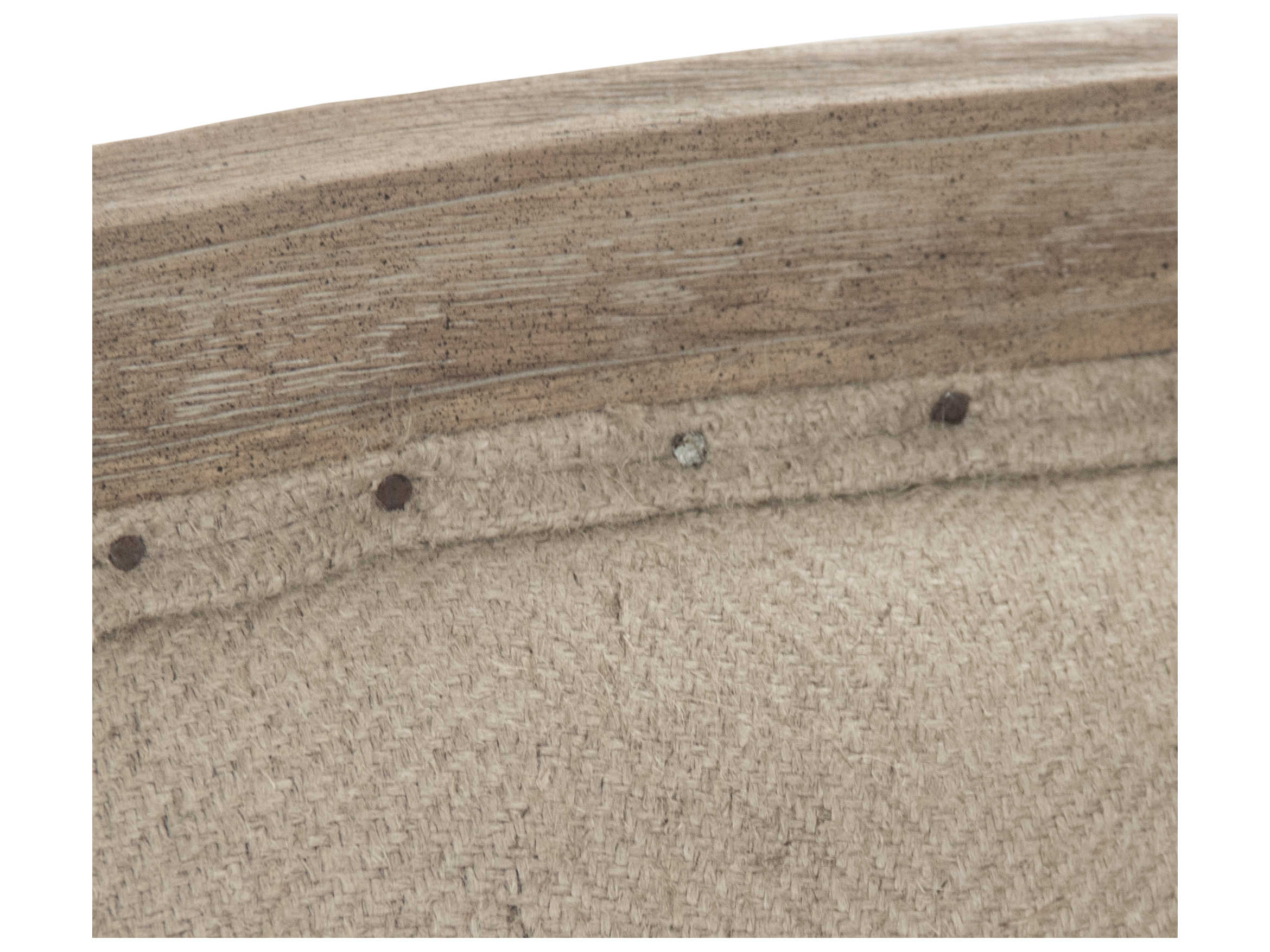 Zentique Maison Hemp Jute Brown Upholstered Loveseat