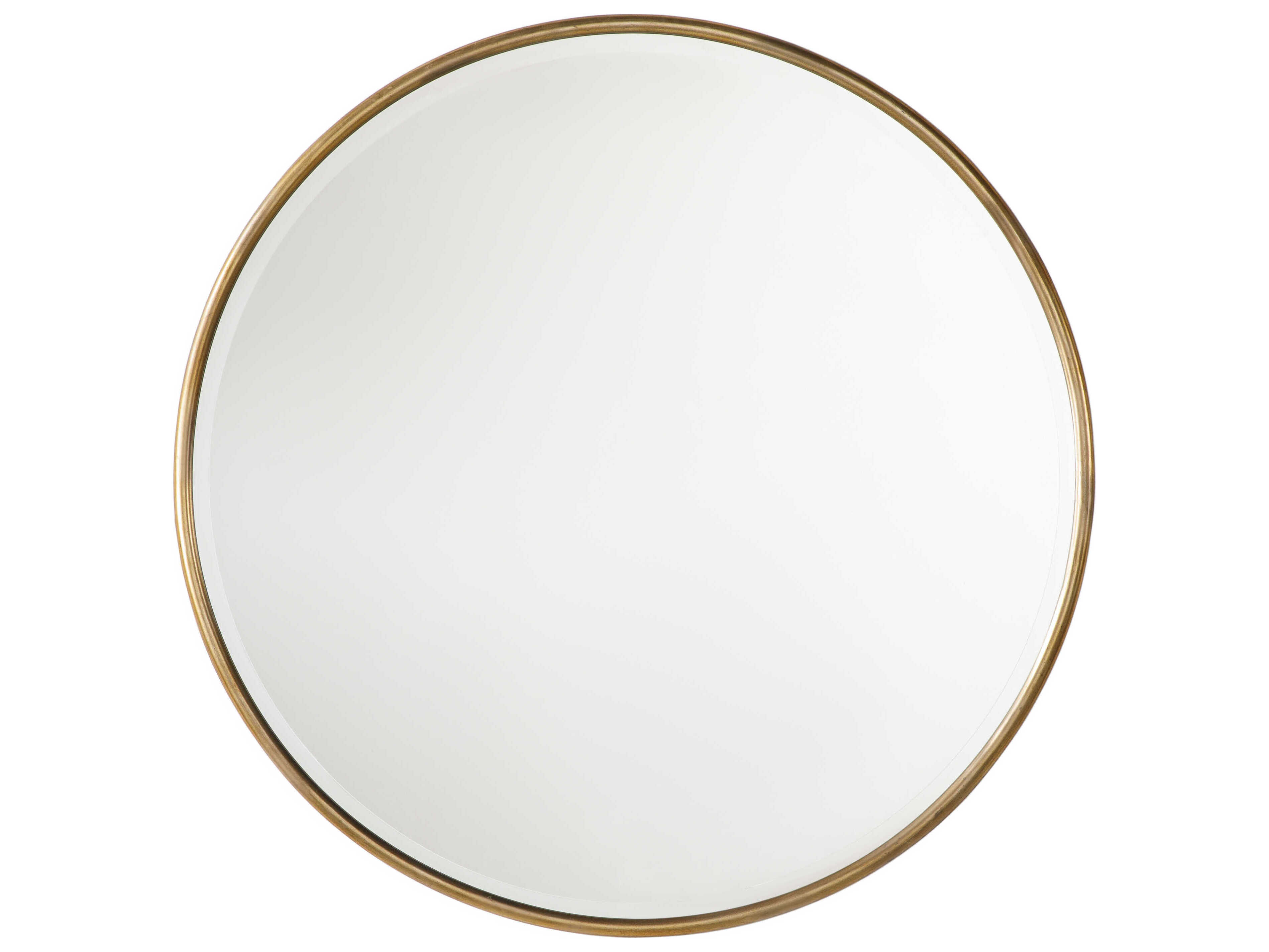 Zentique Ali Antique Gold Wall Mirror Round