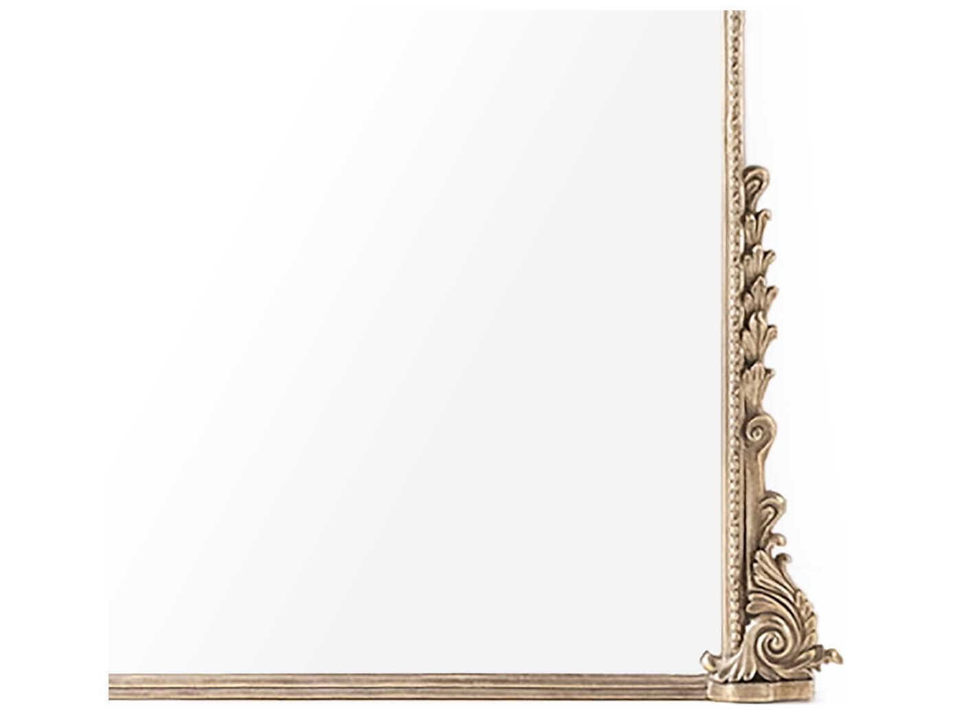 Zentique Jules Distressed Gold Wall Mirror Vertical