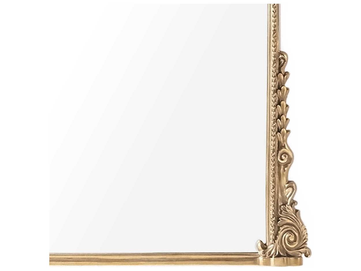 Zentique Jules Distressed Gold Wall Mirror Vertical
