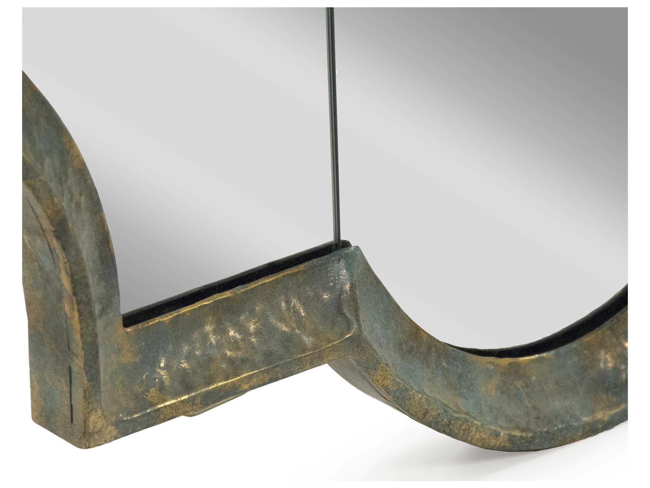 Zentique Josse Antique Blue Wall Mirror