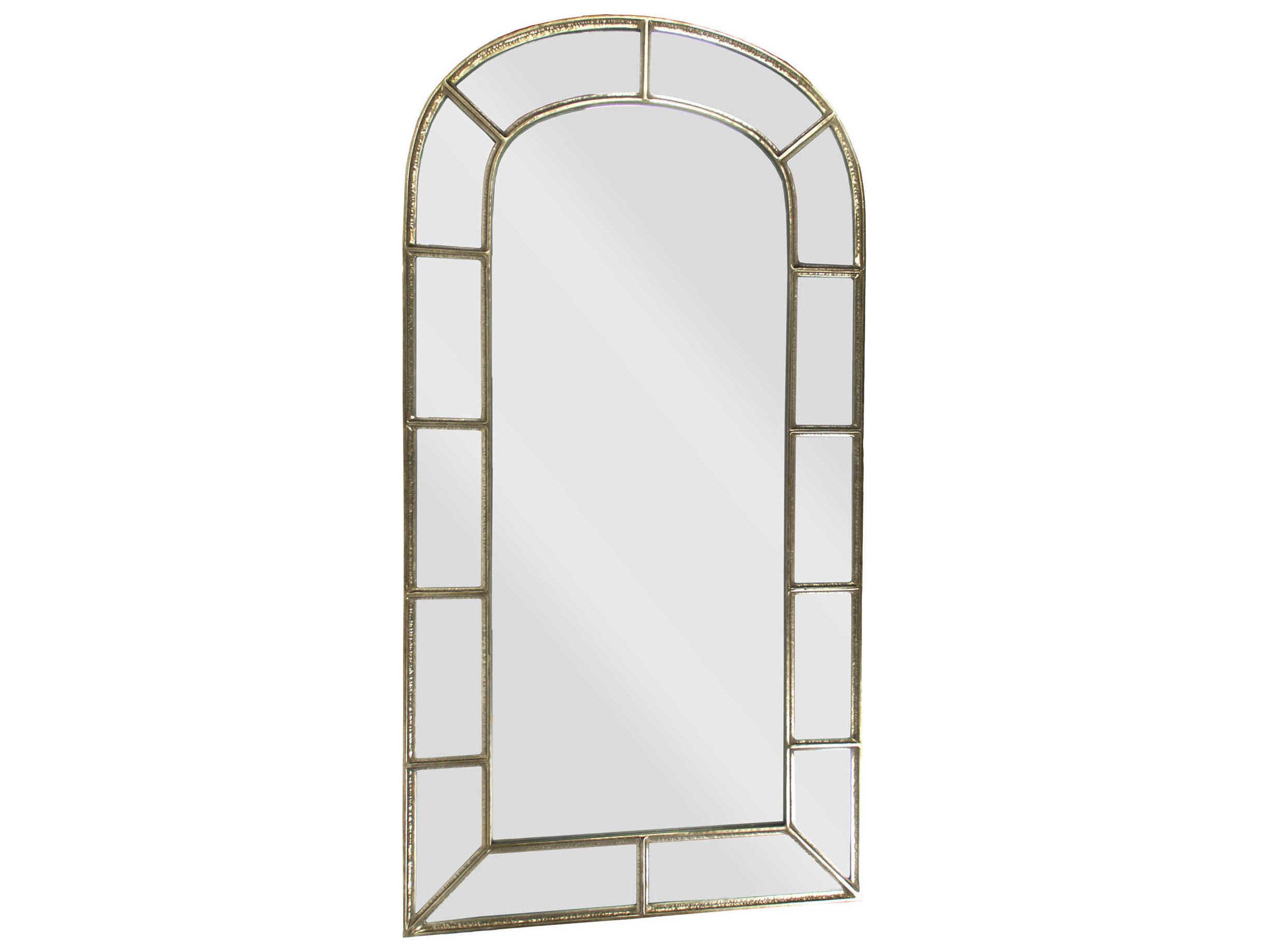 Zentique Paule Distressed Silver Floor Mirror