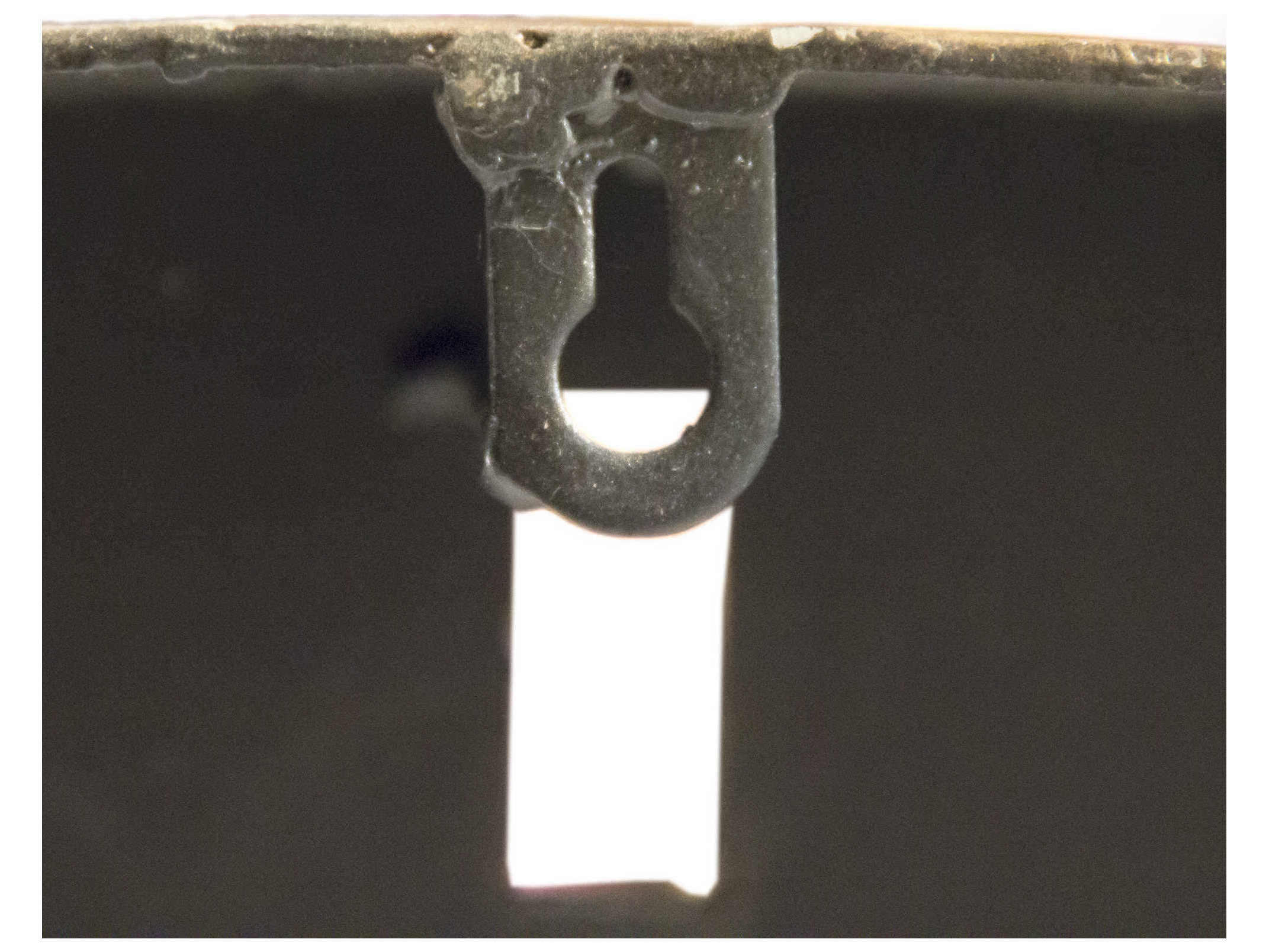 Zentique Distressed Gold Laure Wall Clock