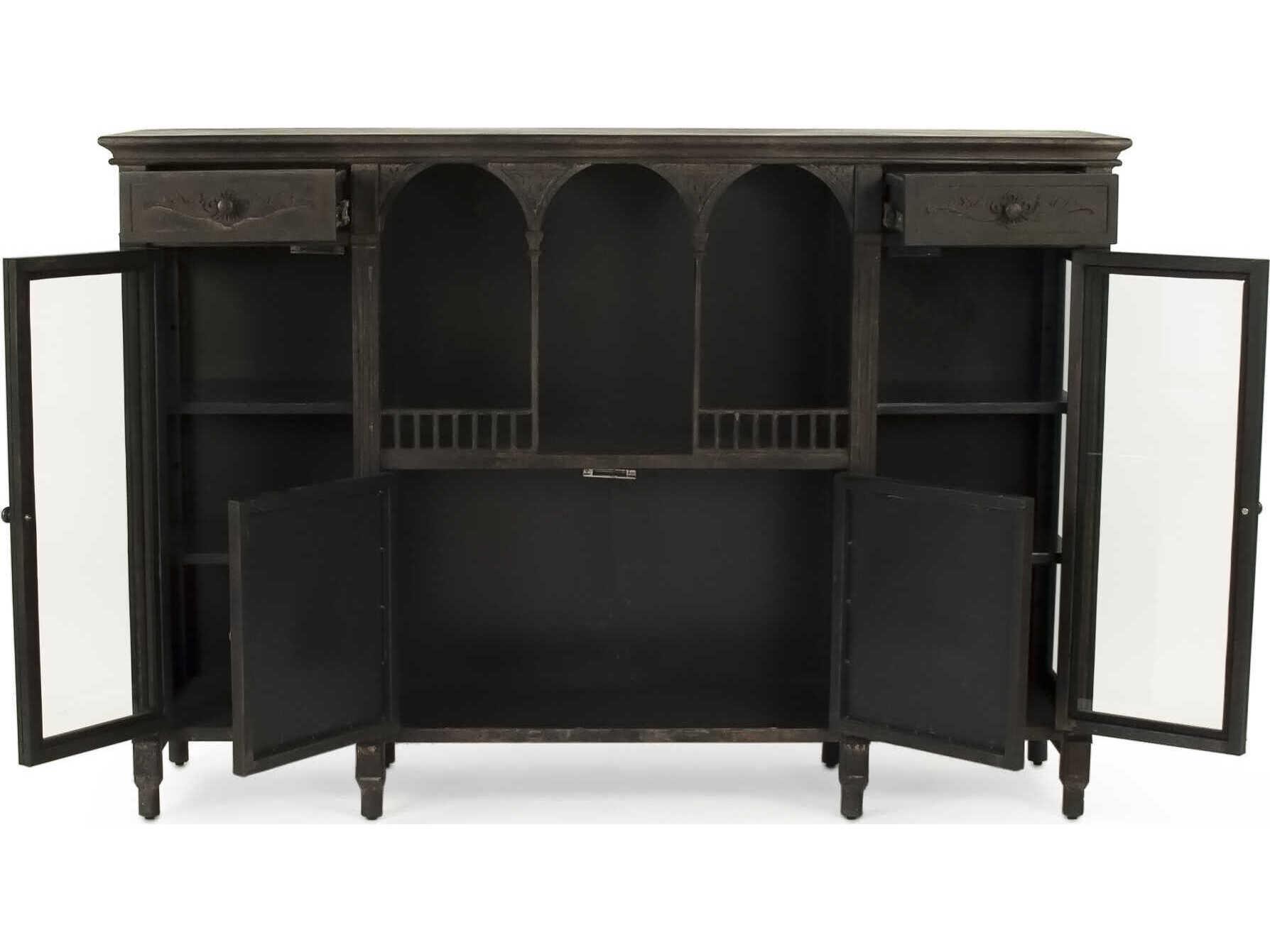 Zentique Esme 48" Rustic Grey Sideboard