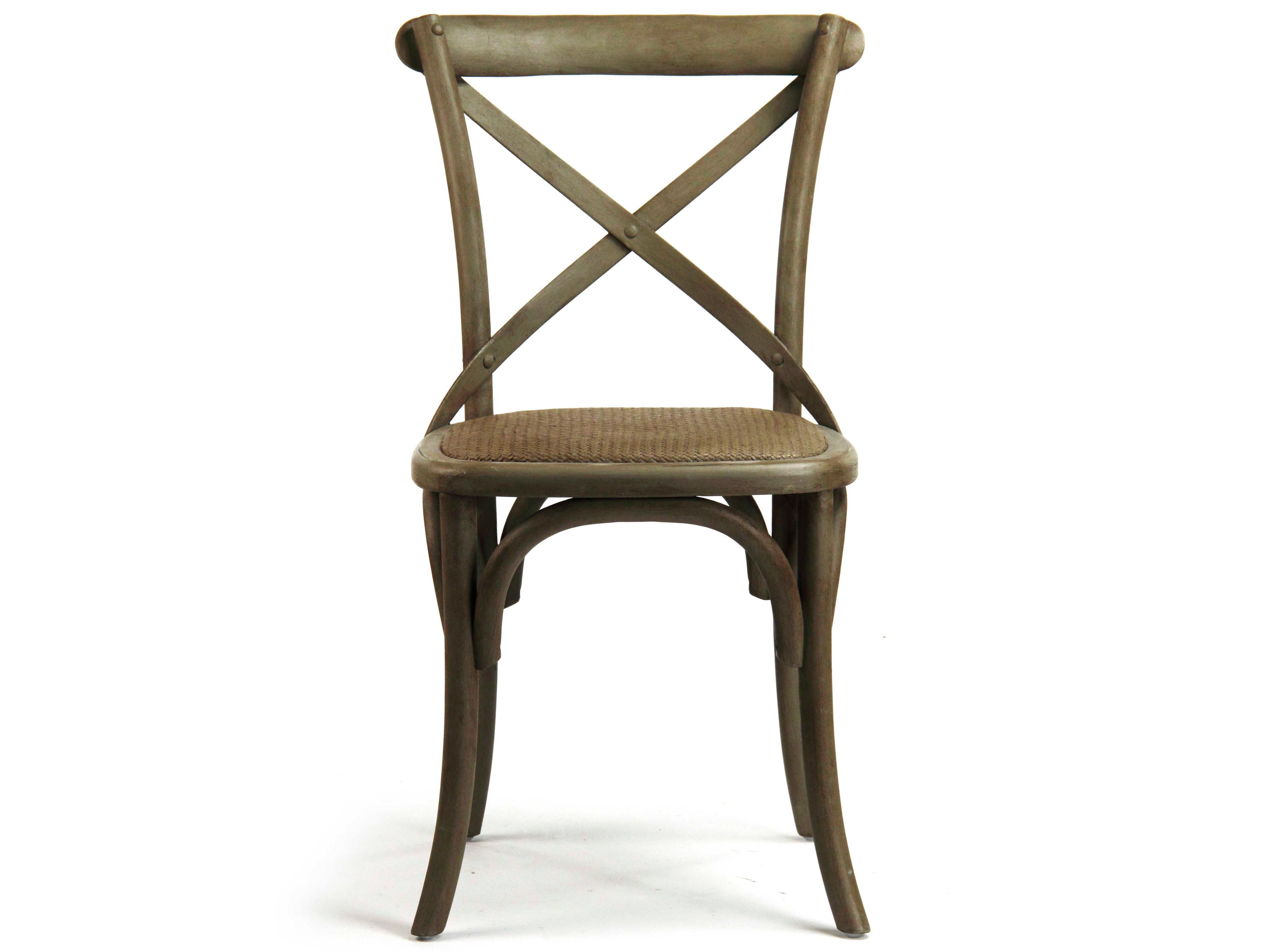 Zentique Parisienne Birch Wood Oak Side Dining Chair