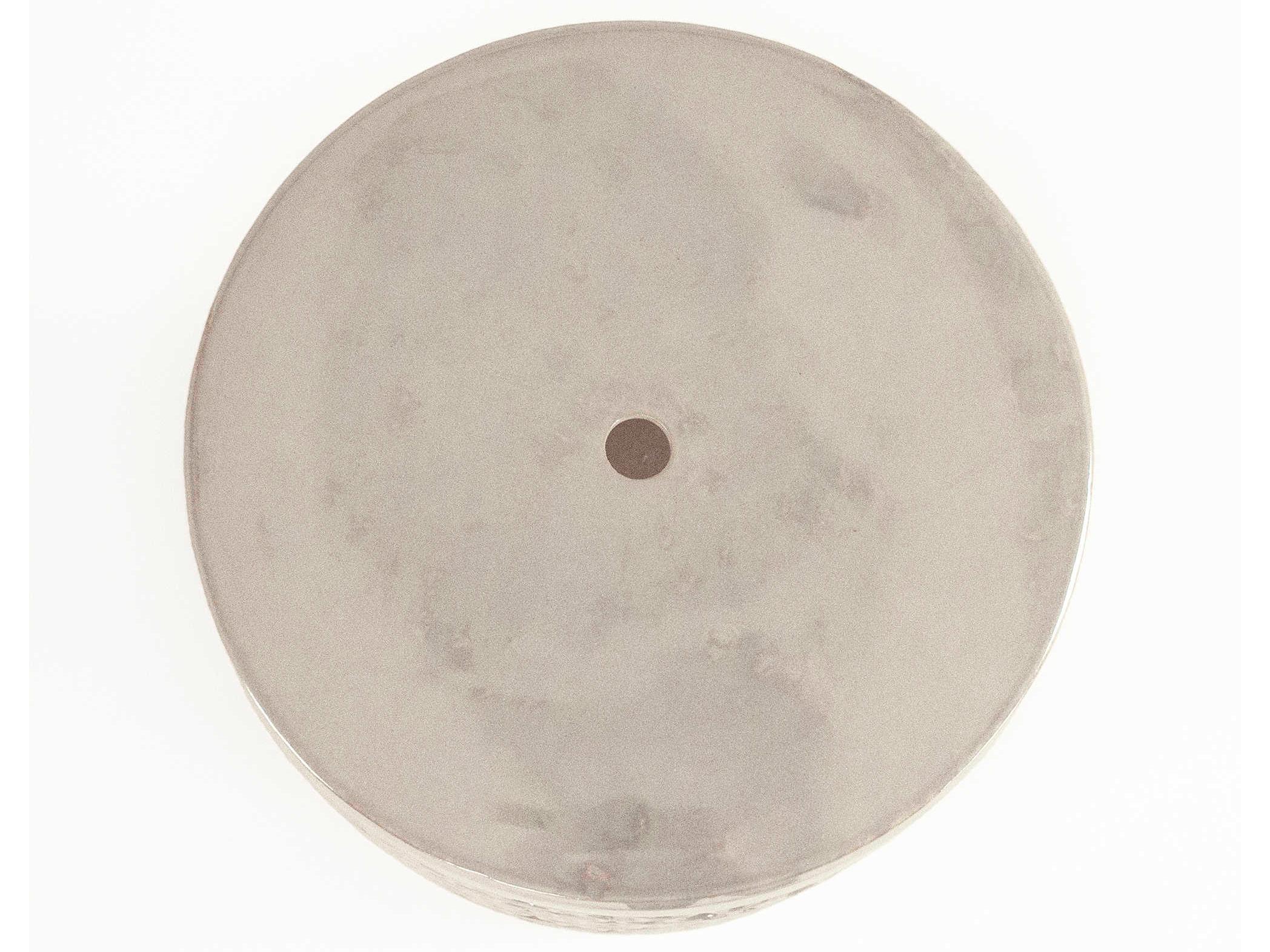 Zentique Iridescent Grey Gray Accent Stool