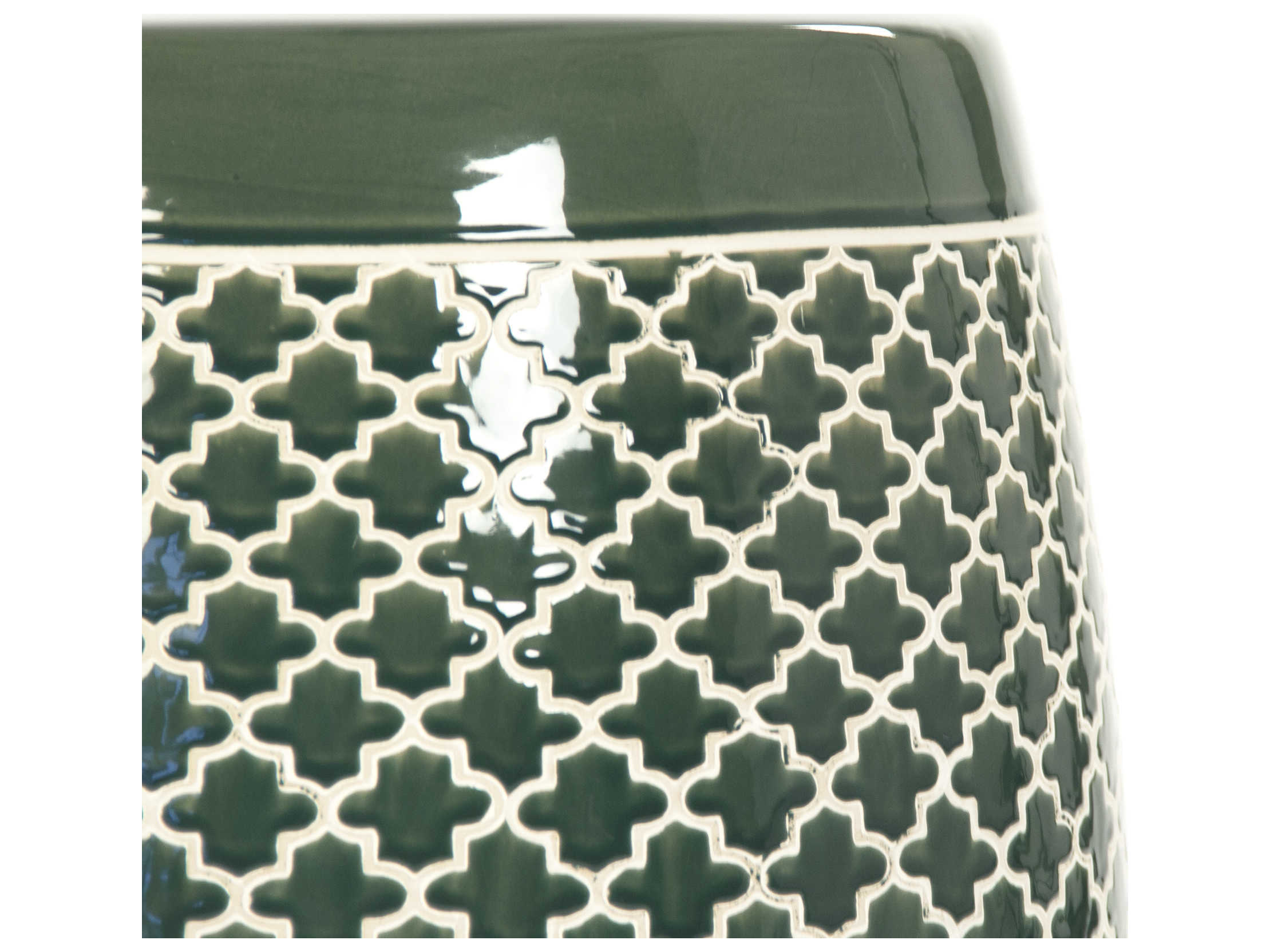 Zentique Teal Green Accent Stool